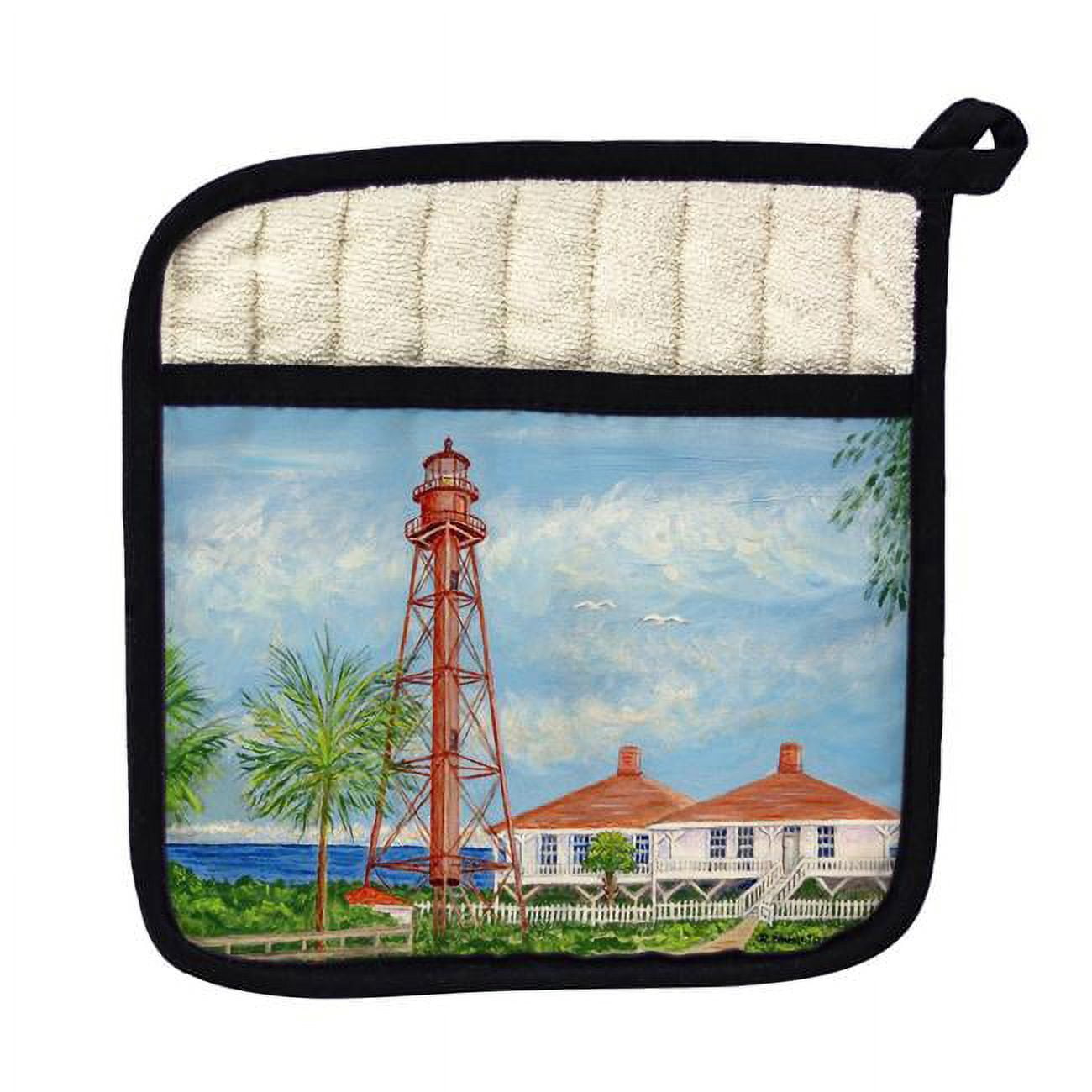 Picture of Betsy Drake PT838 Sanibel Lighthouse, FL Pot Holder