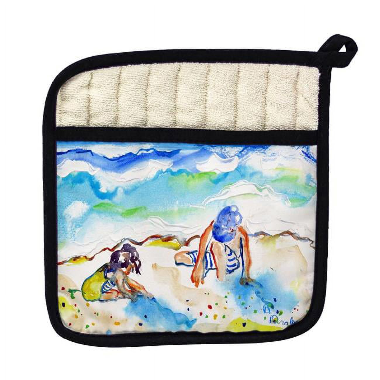 Picture of Betsy Drake PT846 Playing in Sand Pot Holder
