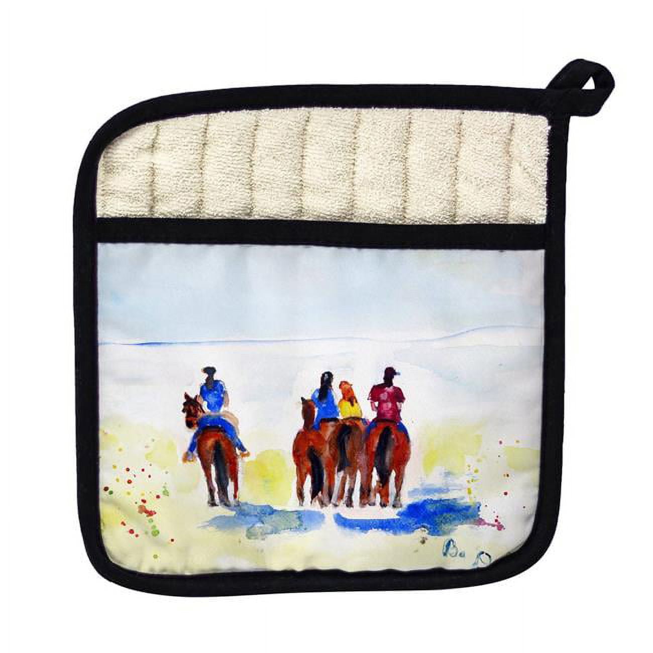 Picture of Betsy Drake PT892 Beach Riders Pot Holder