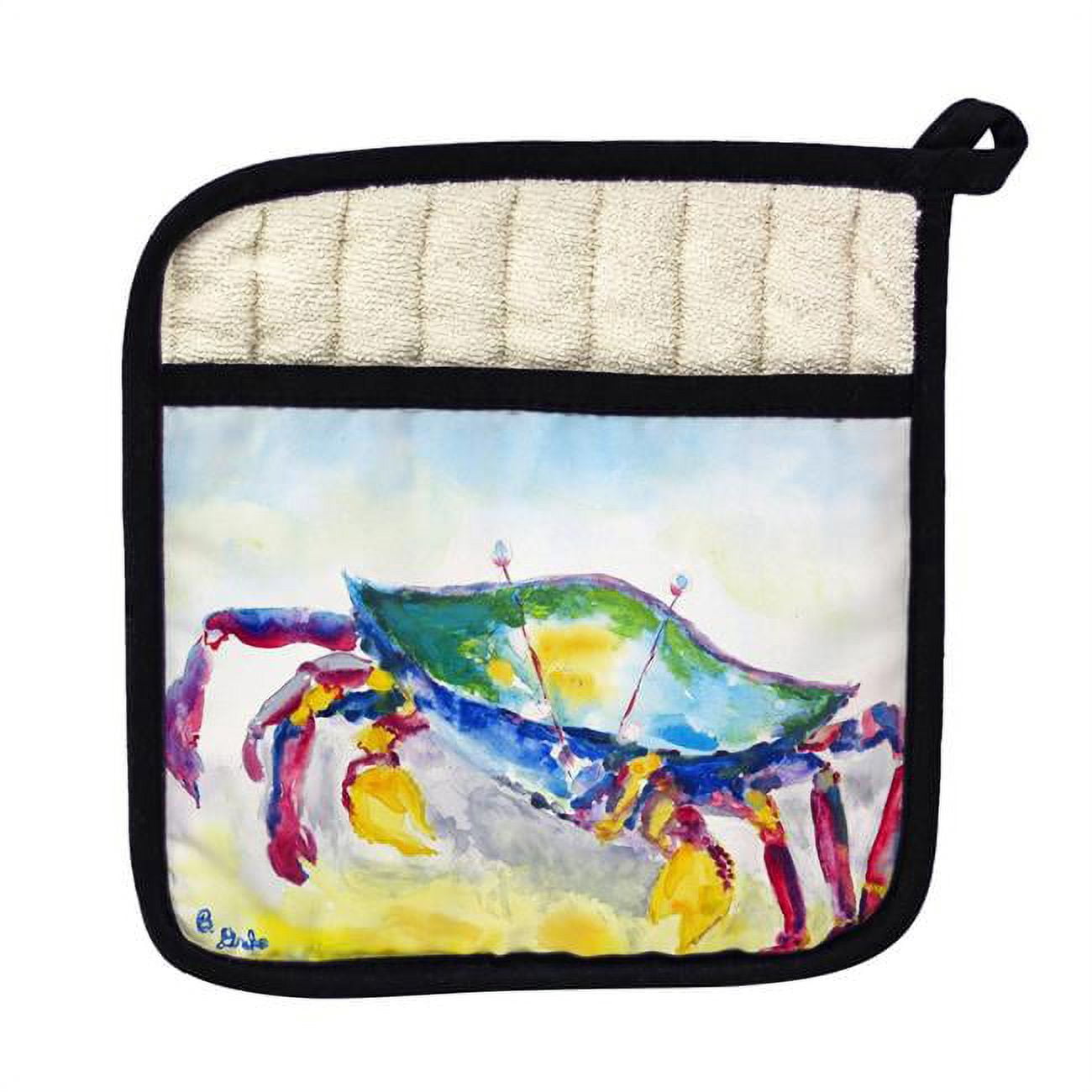 Picture of Betsy Drake PT896 Crawling Crab Pot Holder
