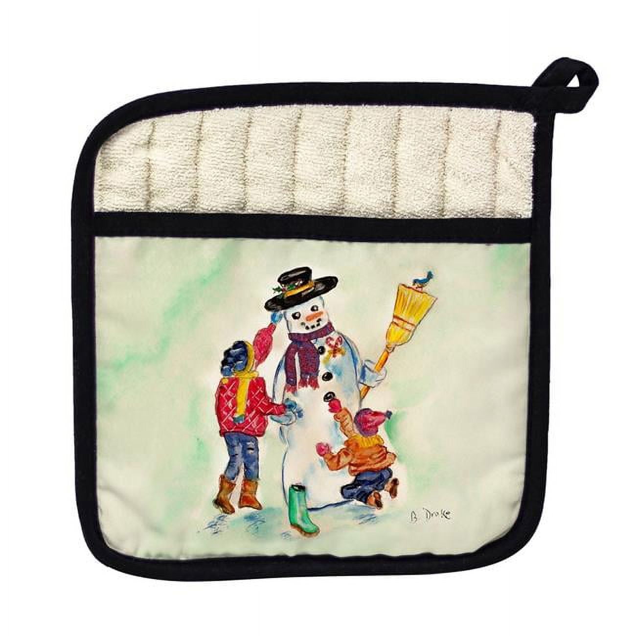 Picture of Betsy Drake PT903 Snowman Pot Holder