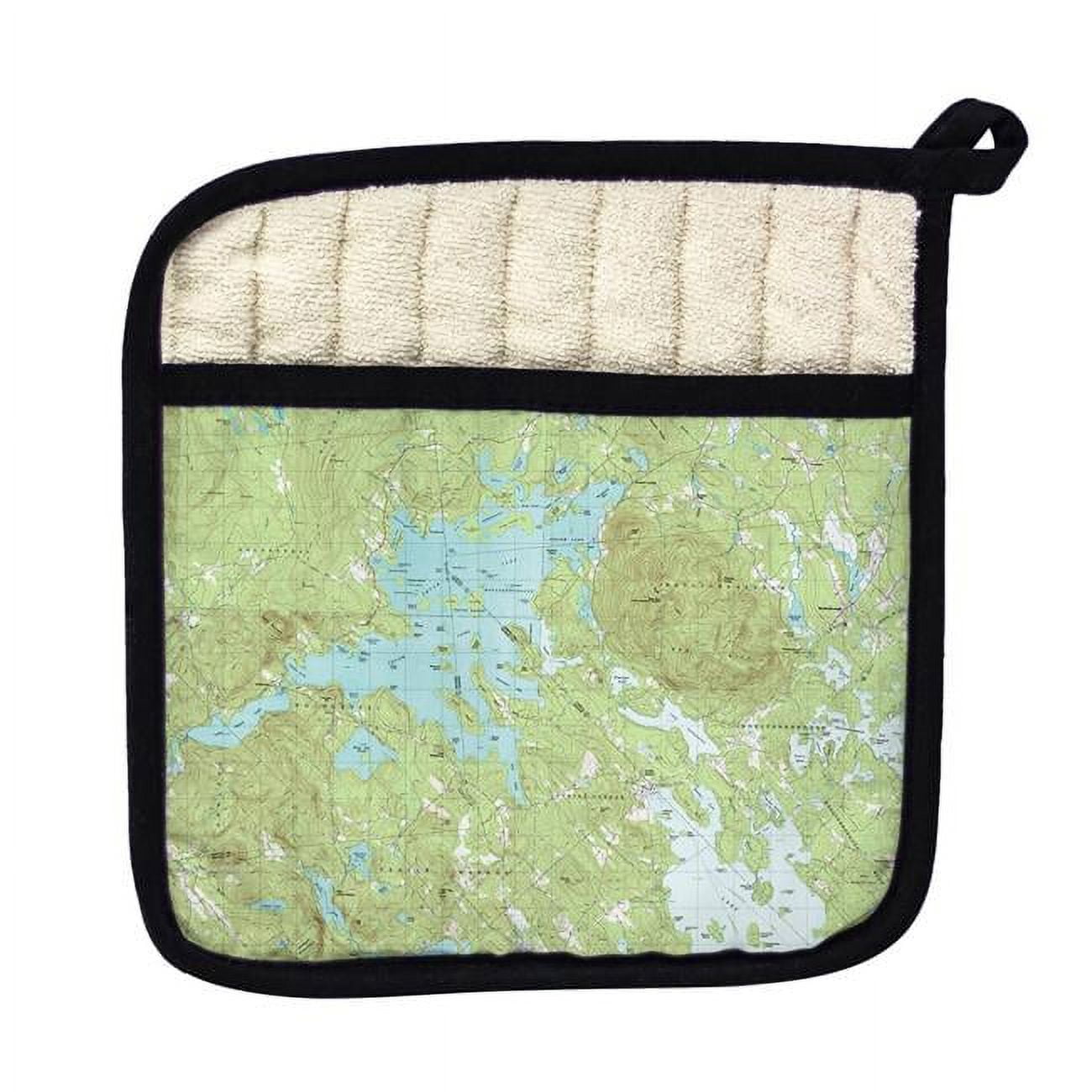 Picture of Betsy Drake PT969 Squam Lake, NH Nautical Map Pot Holder