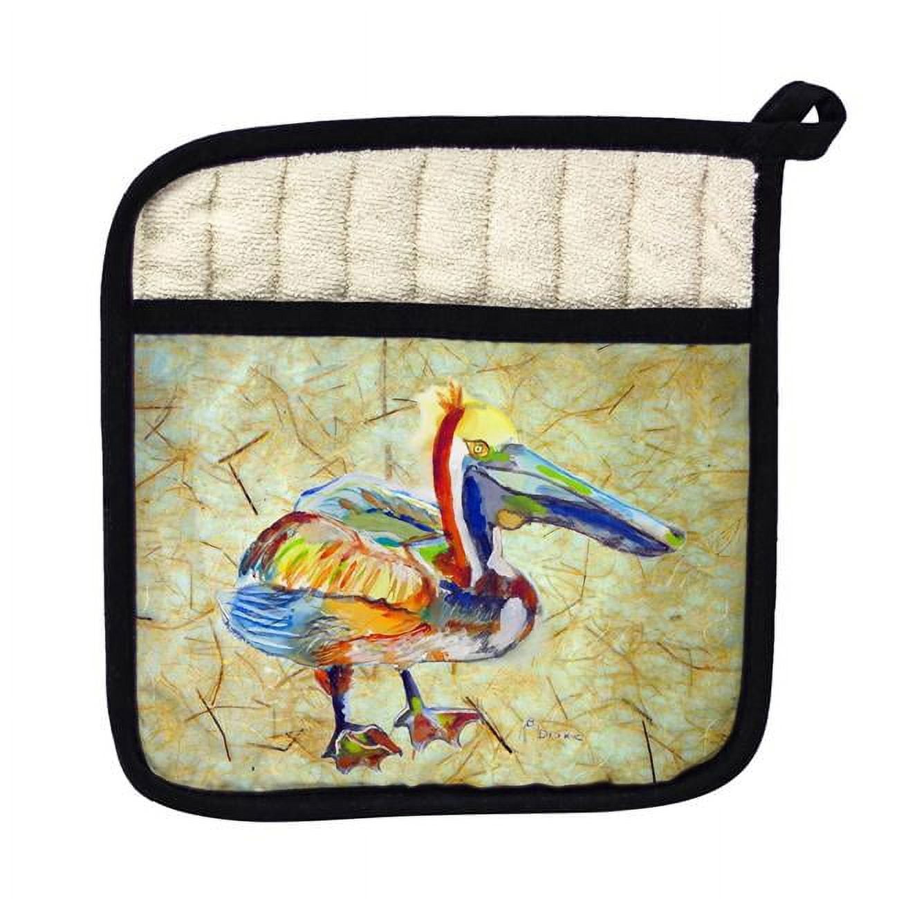 Picture of Betsy Drake PT983 Heathcliff Pelican Pot Holder