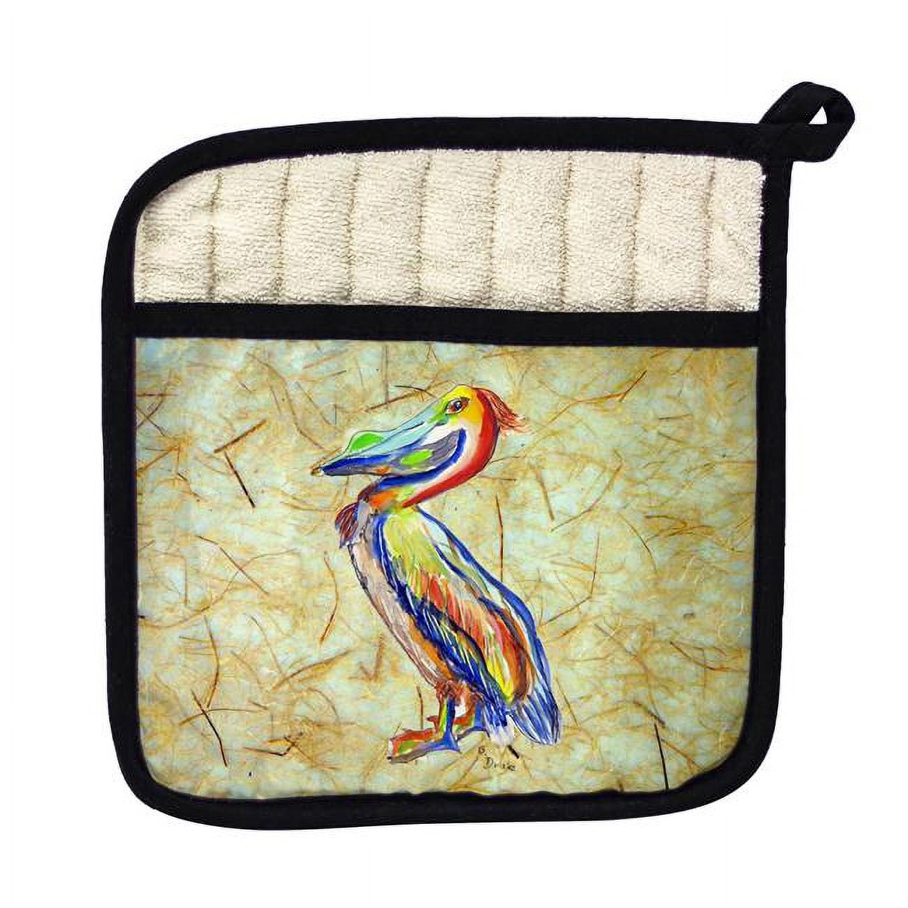Picture of Betsy Drake PT985 Sylvester Pelican Pot Holder