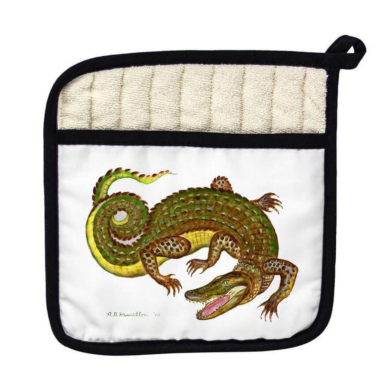 Picture of Betsy Drake PT995 Alligator Pot Holder