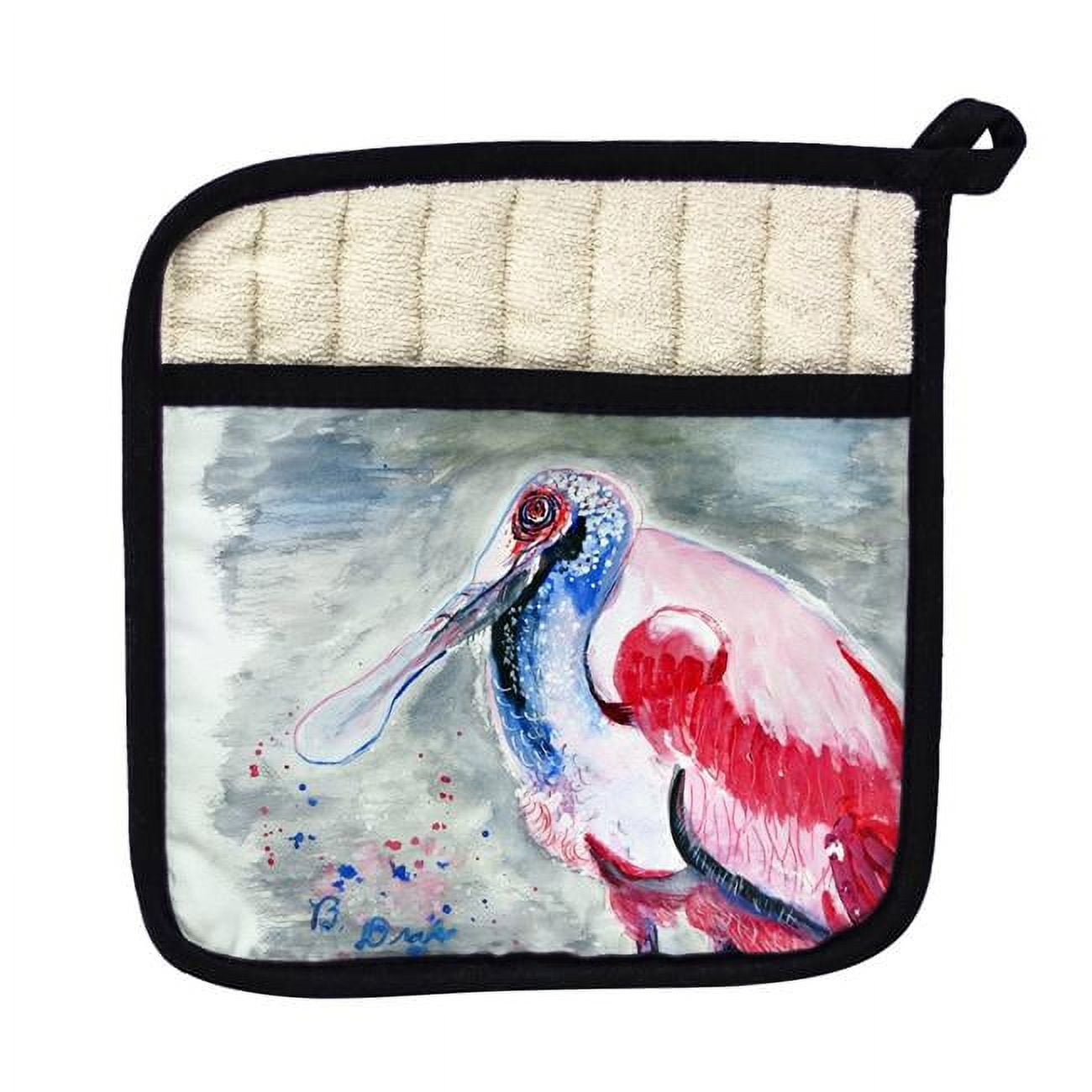 Picture of Betsy Drake PT1015 Amelia Spoonbill Pot Holder