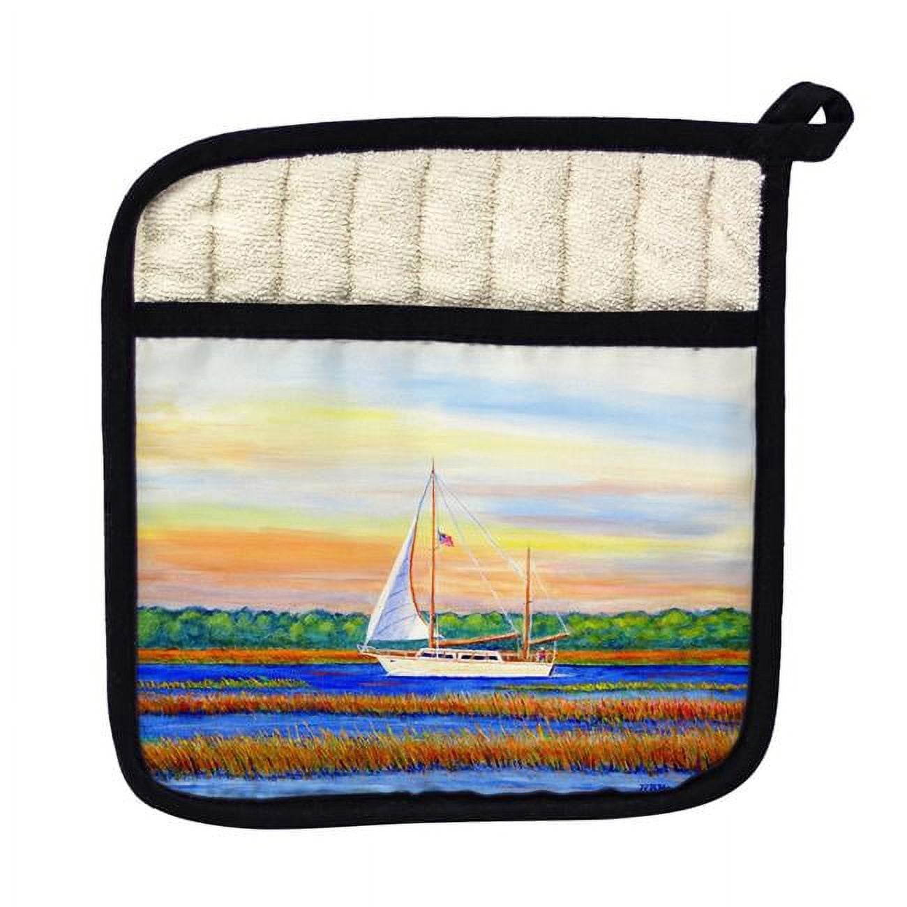 Picture of Betsy Drake PT1075 Marsh Sailing Pot Holder