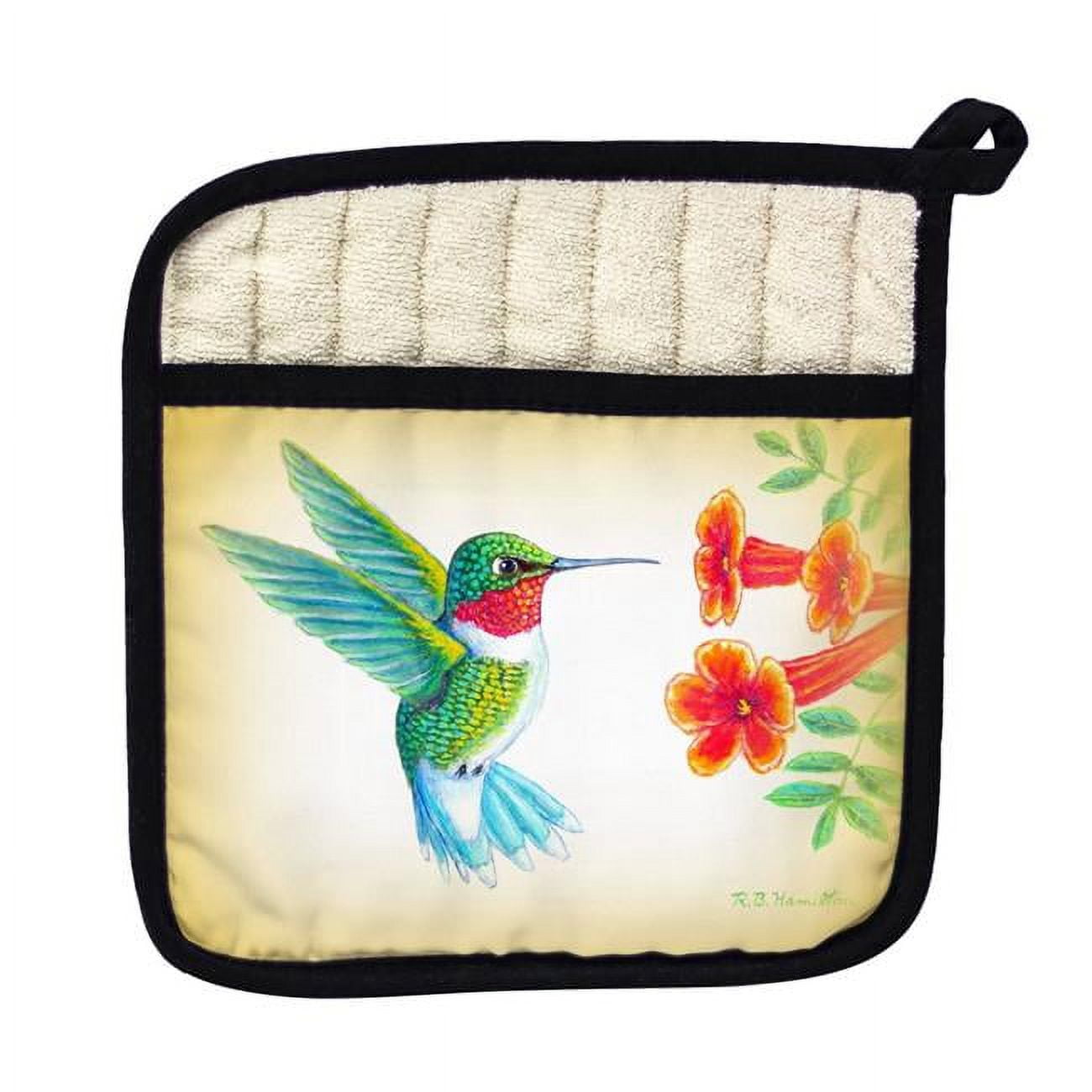 Picture of Betsy Drake PT1093 Dicks Hummingbird Pot Holder