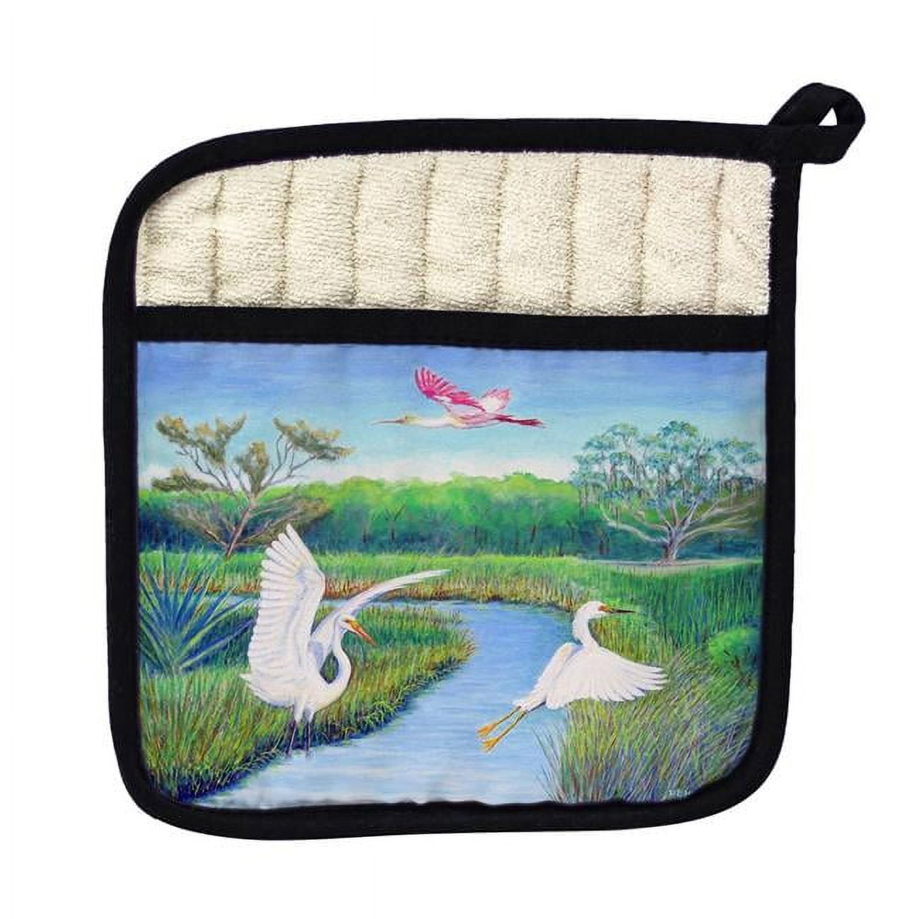 Picture of Betsy Drake PT1105 Marsh Wings Pot Holder
