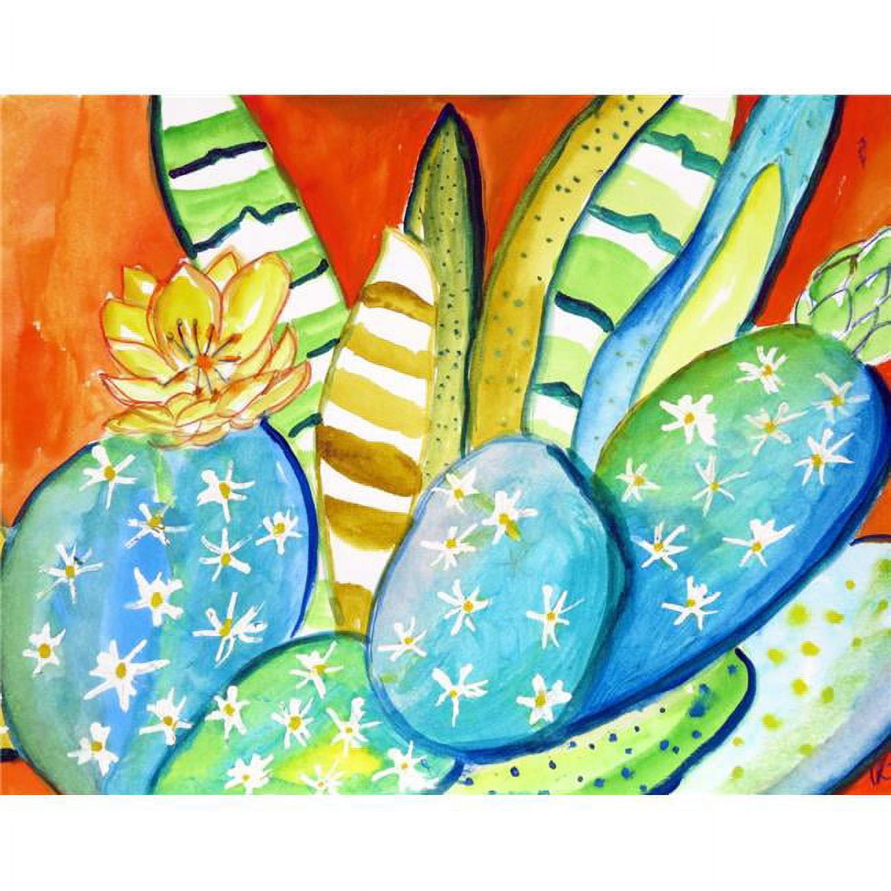 18 x 26 in. Cactus III Door Mat