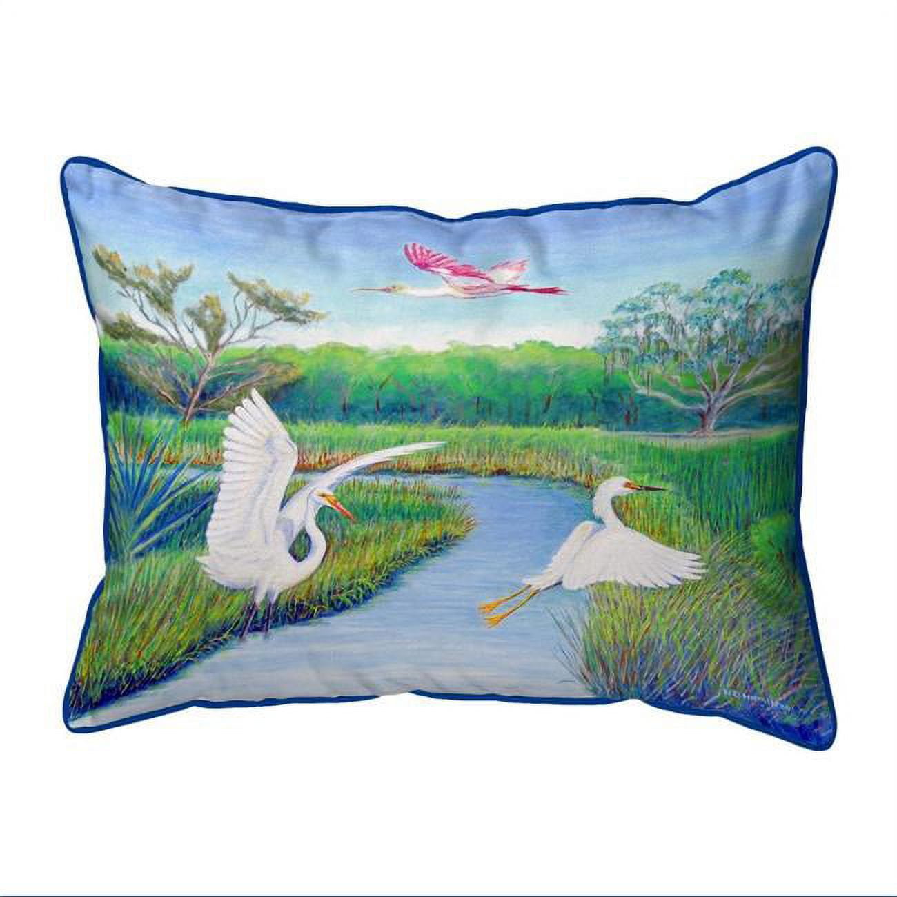 11 x 14 in. Marsh Wings Small Indoor & Outdoor Pillow