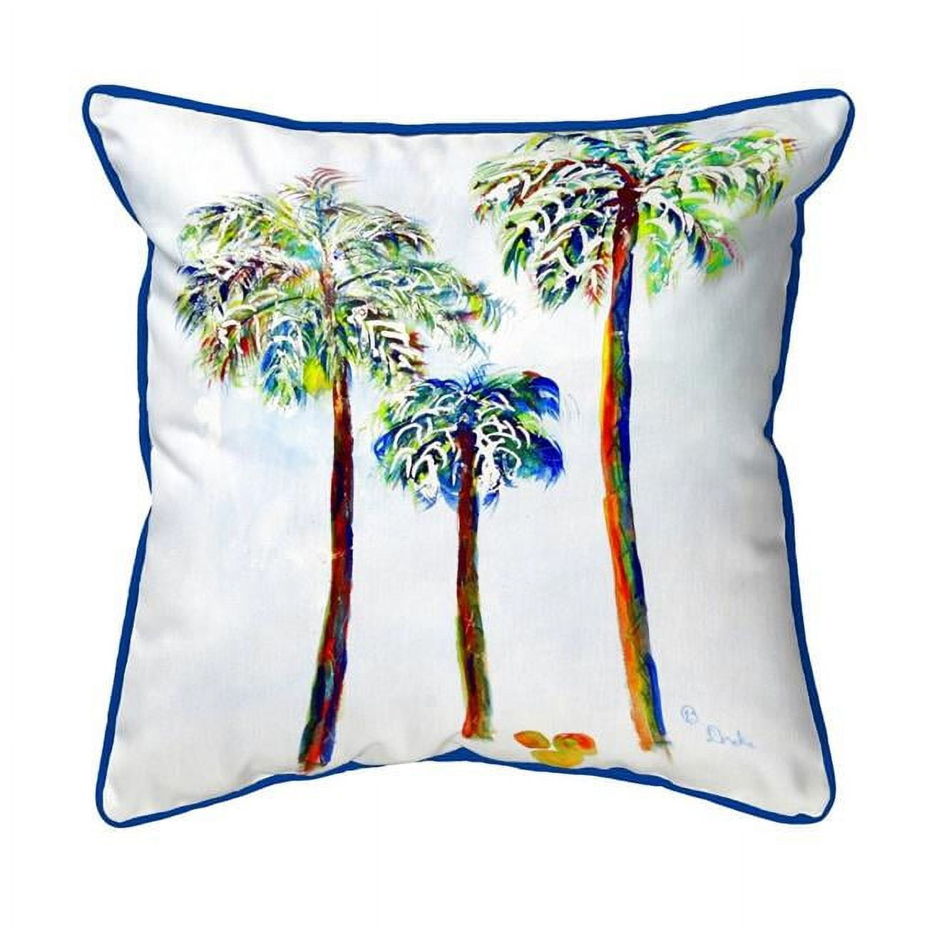 22 x 22 in. Three Palms Extra Large Zippered Indoor & Outdoor Pillow