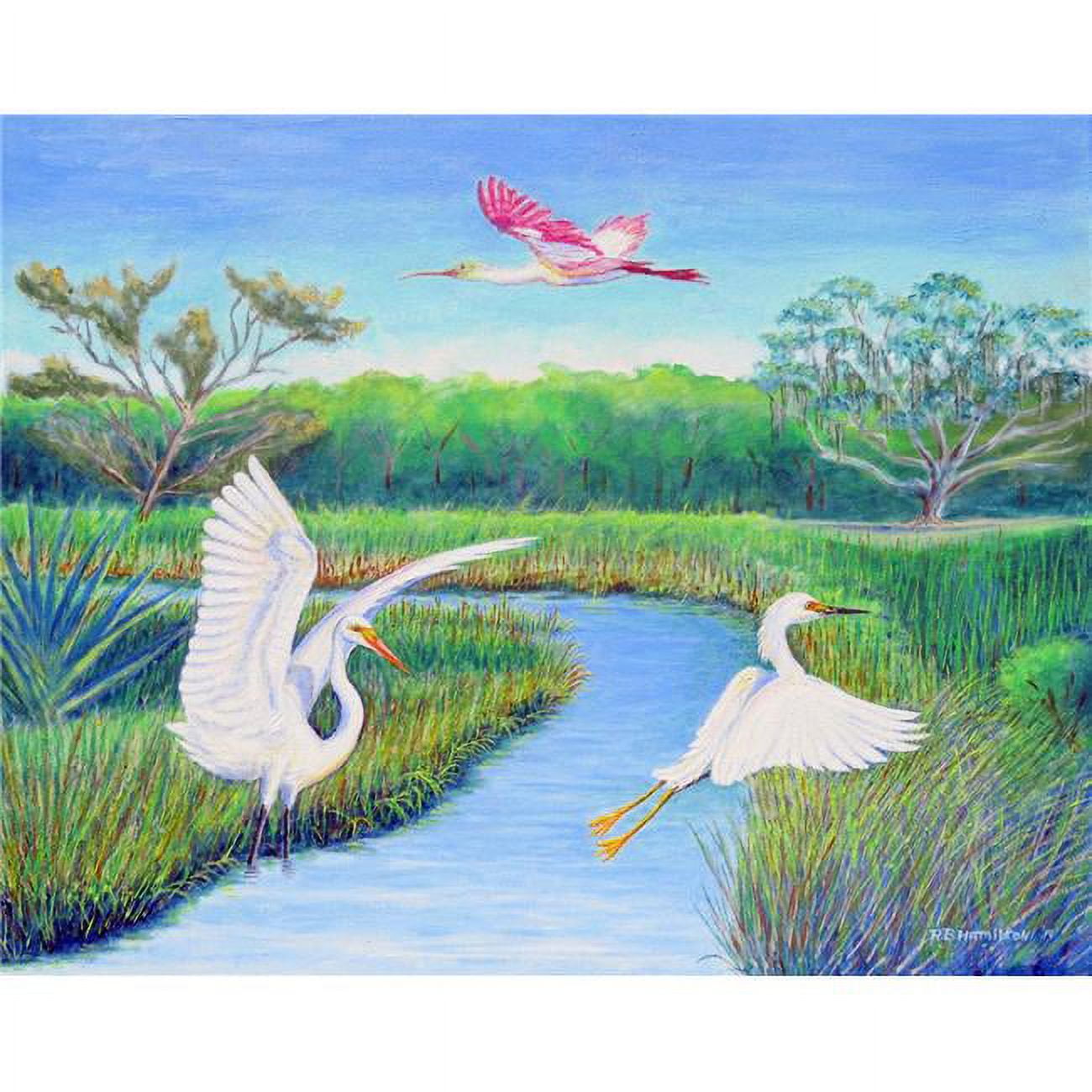 18 x 26 in. Marsh Wings Door Mat