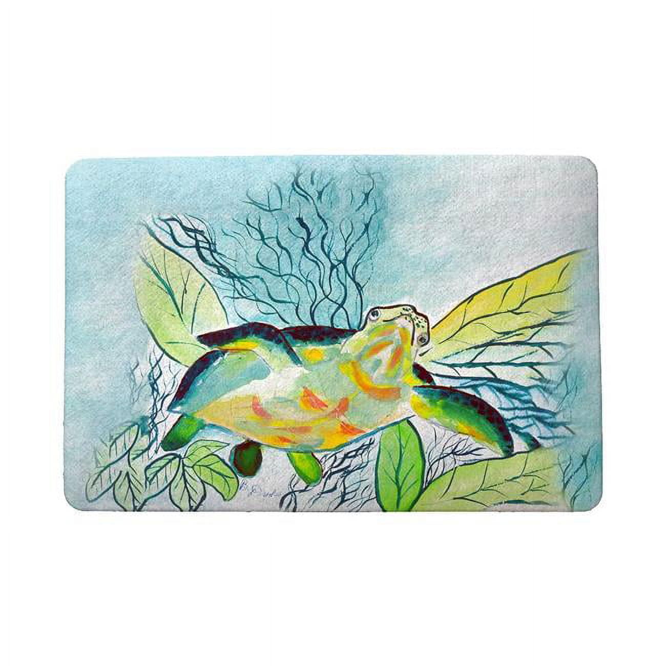 18 x 26 in. Smiling Sea Turtle Door Mat