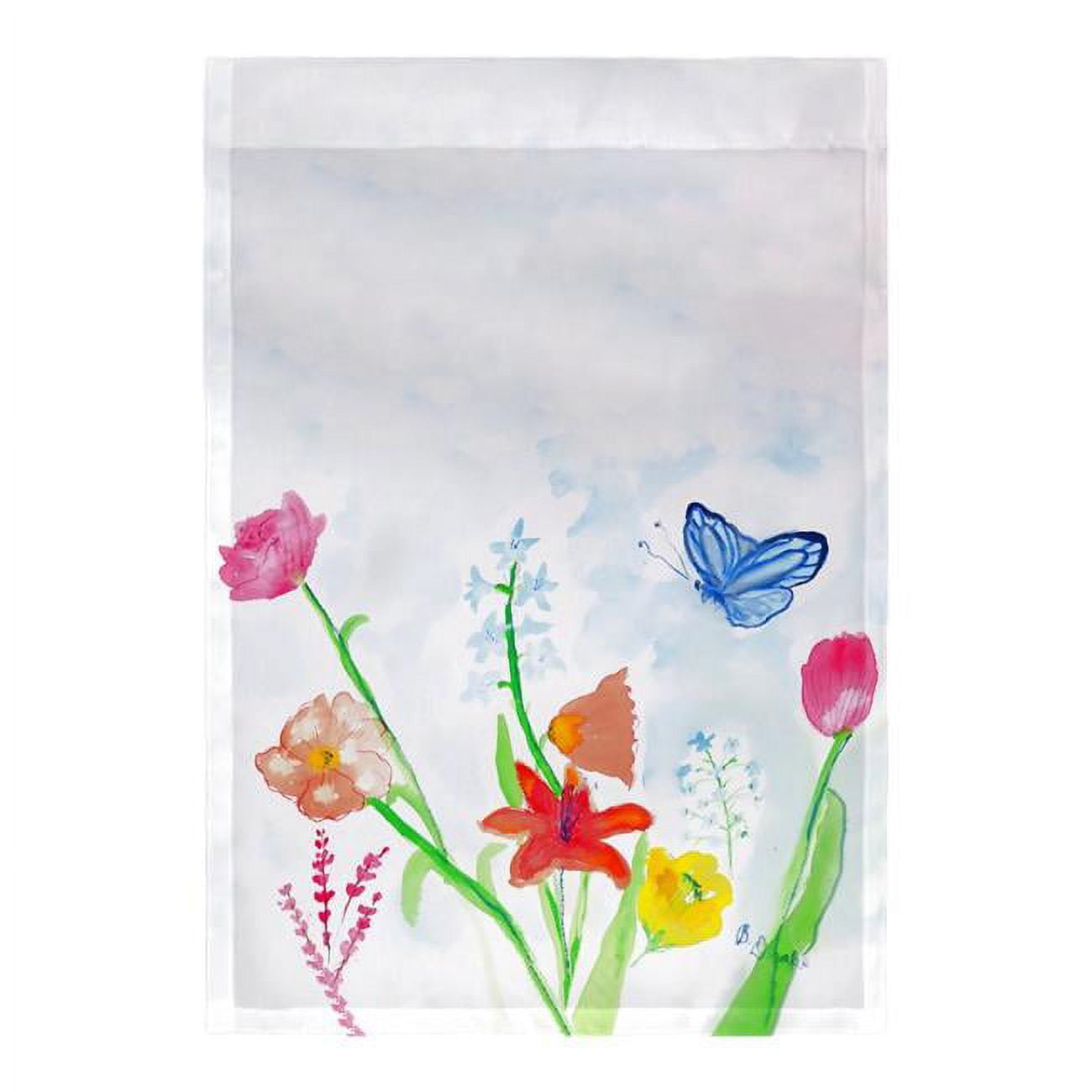 12.5 x 18 in. Pastel Garden Flag