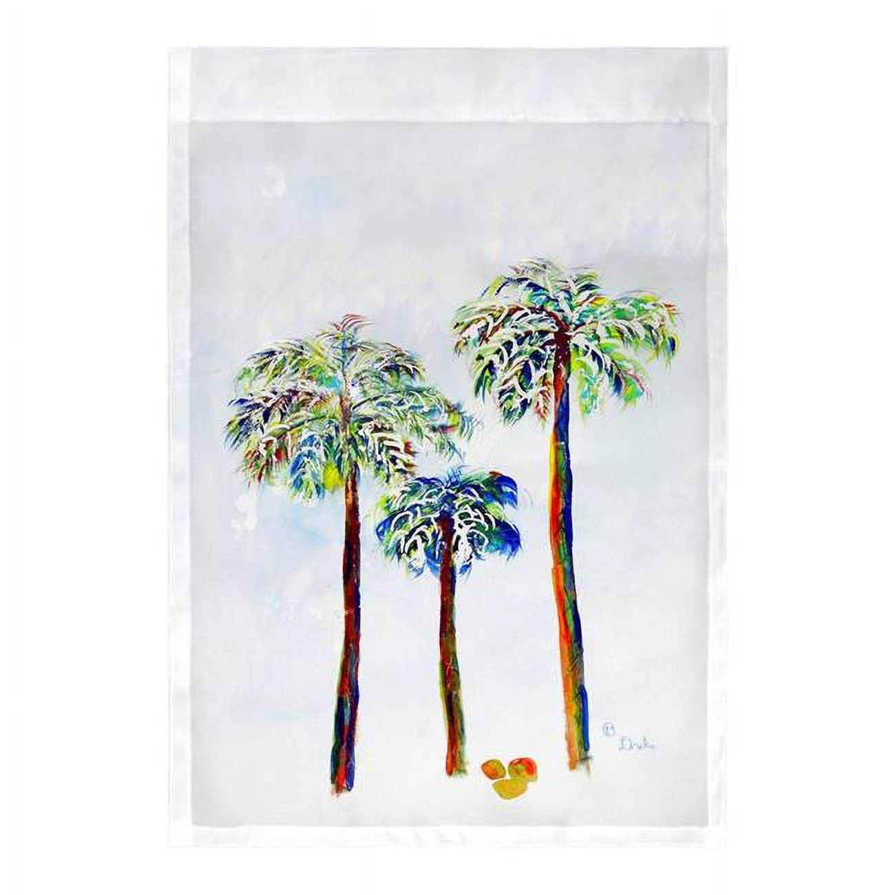 12.5 x 18 in. Three Palms Flag