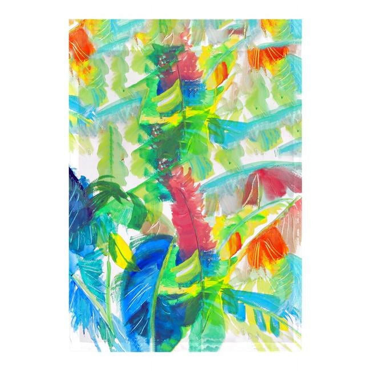 12.5 x 18 in. Abstract Palms Flag