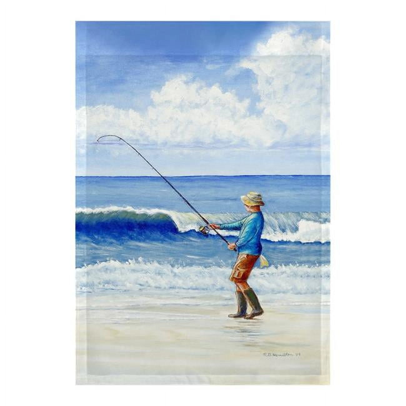 12.5 x 18 in. Surf Fishing Flag