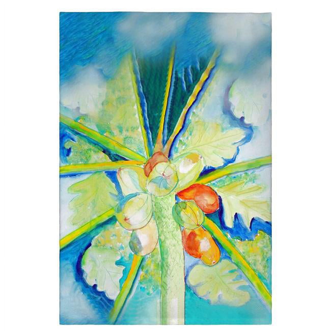 Picture of Betsy Drake GT1100 Papaya Tree Guest Towel