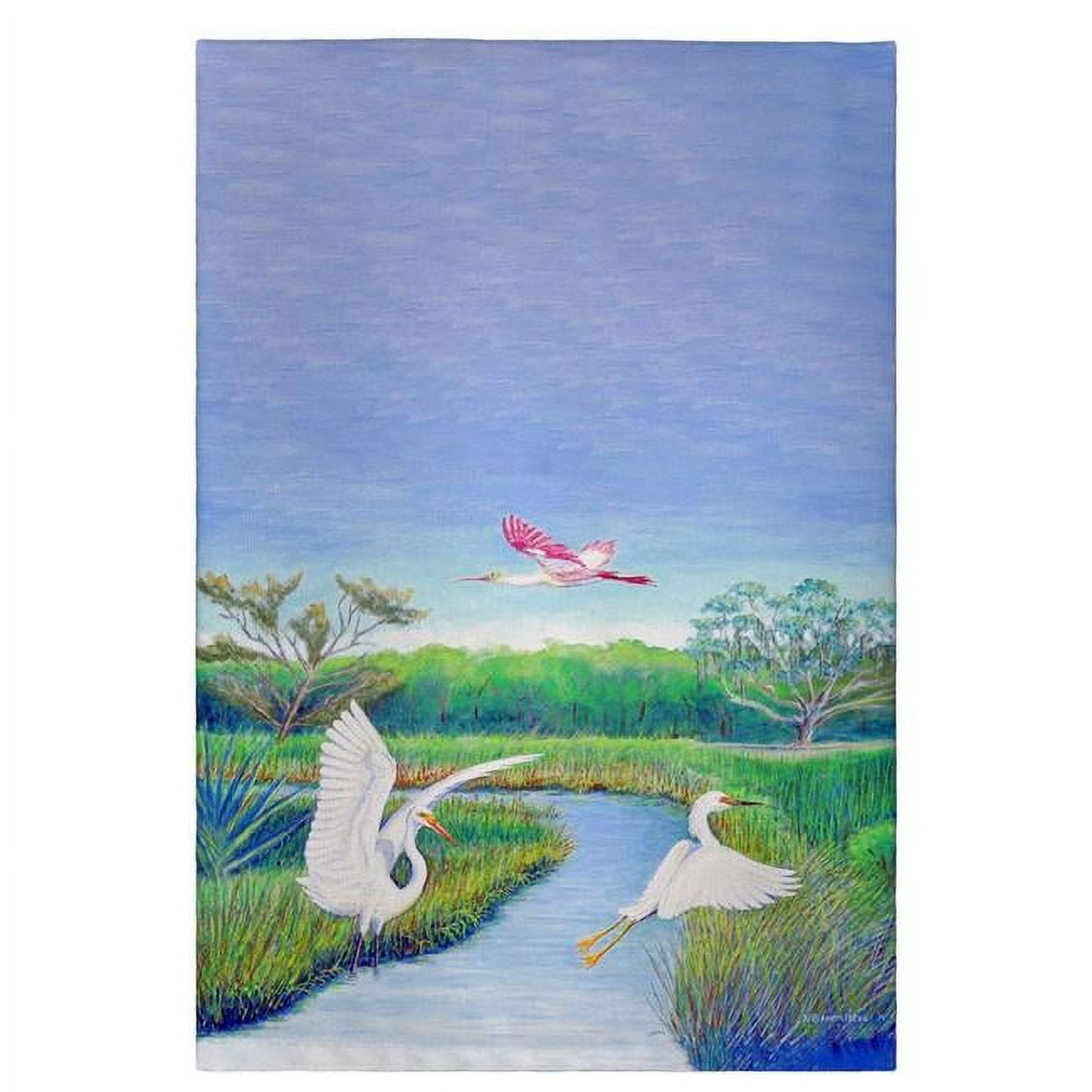 Picture of Betsy Drake GT1105 Marsh Wings Guest Towel
