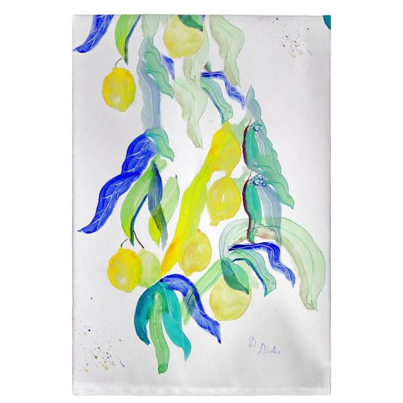 Betsy Drake GT1112 Lemon Tree Guest Towel