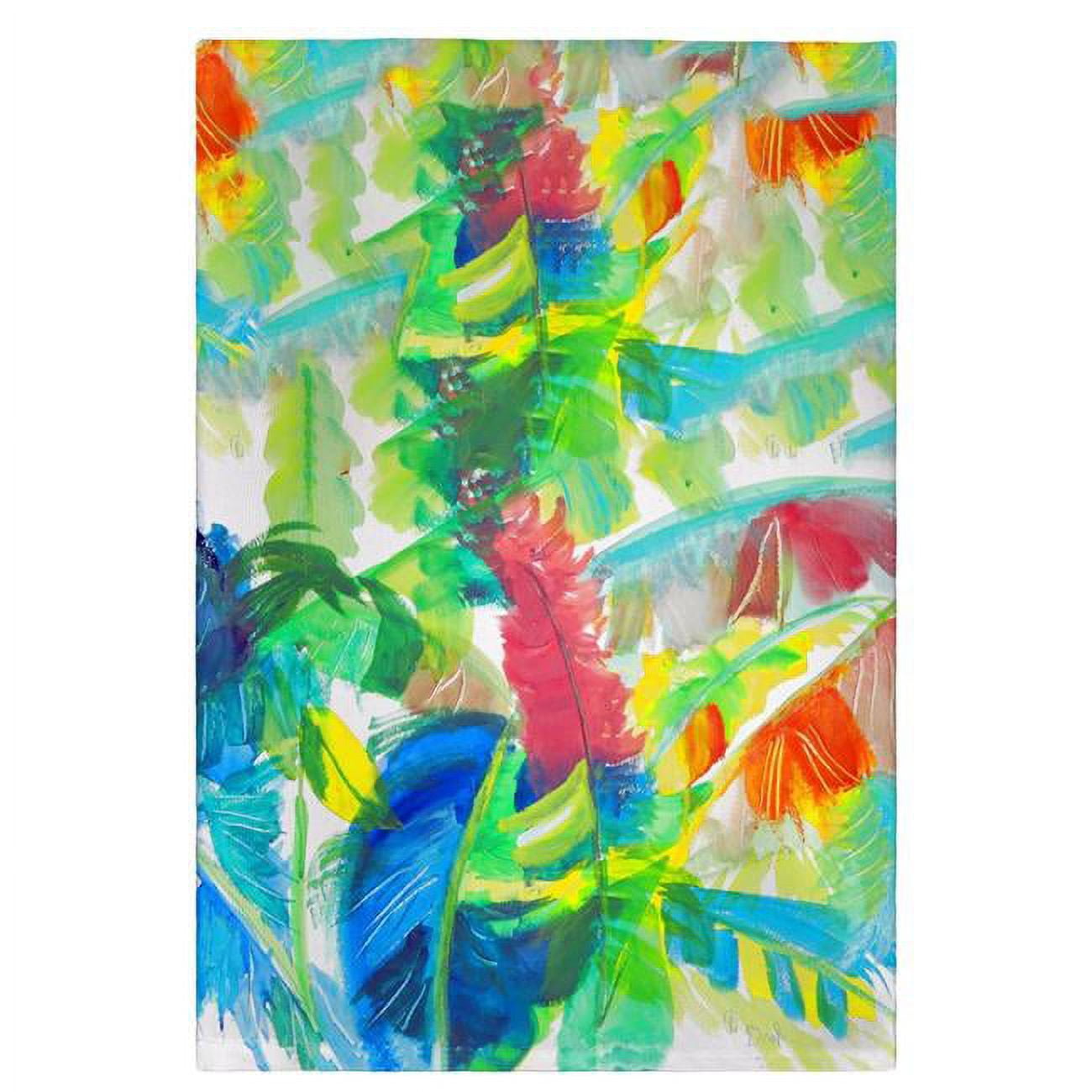 Picture of Betsy Drake GT1113 Abstract Palms Guest Towel