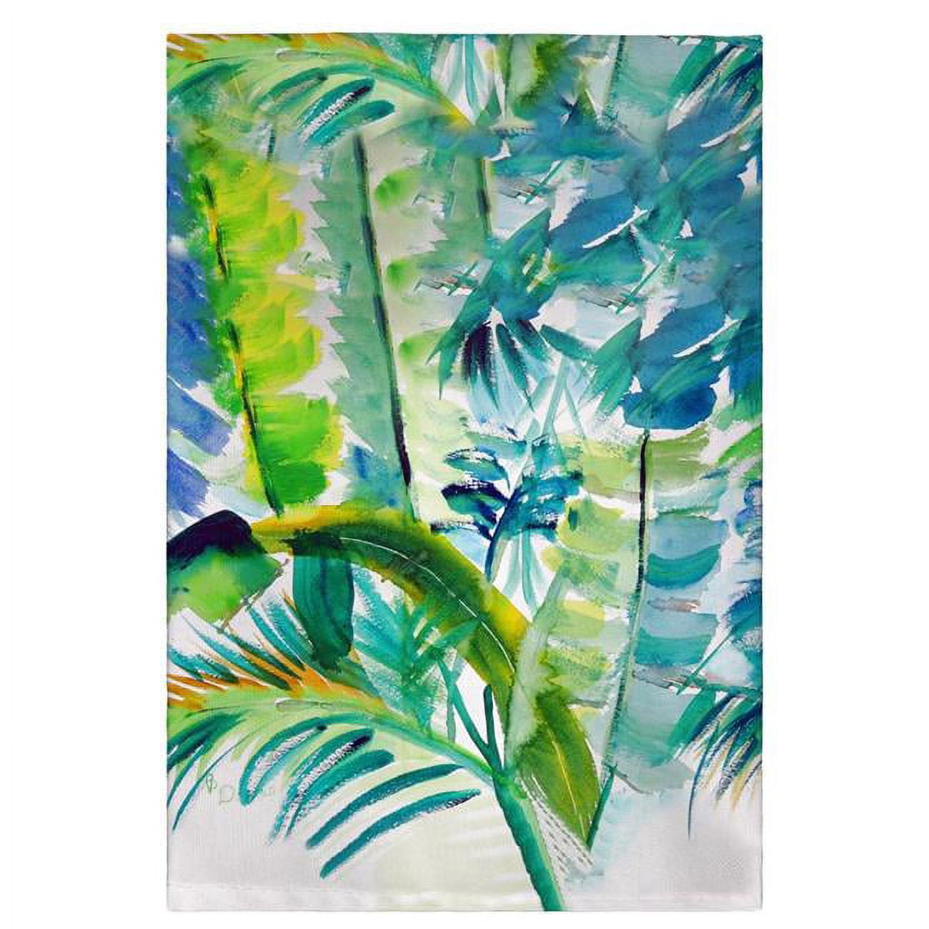 Picture of Betsy Drake GT1116 Jungle Greens Guest Towel