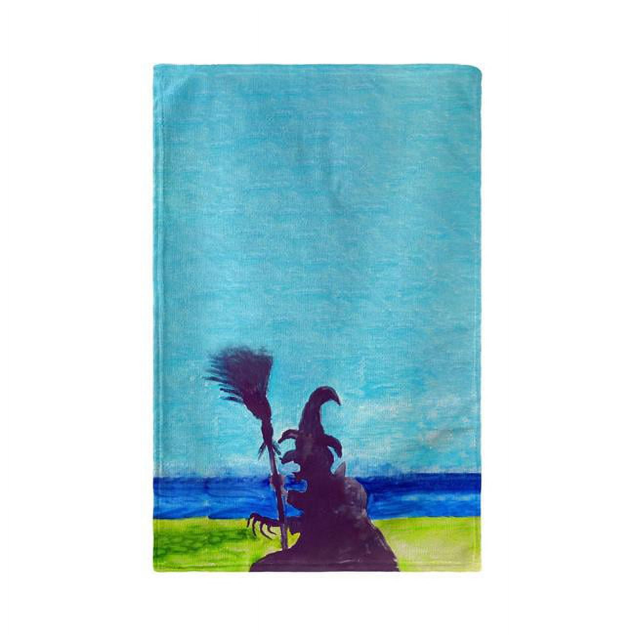 Picture of Betsy Drake KT1040 Wicked Witch Kitchen Towel