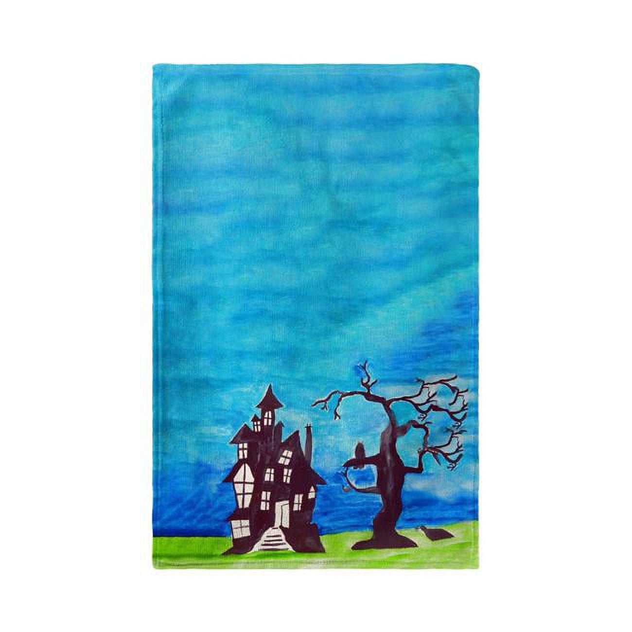 Picture of Betsy Drake KT1041 Haunted House Kitchen Towel
