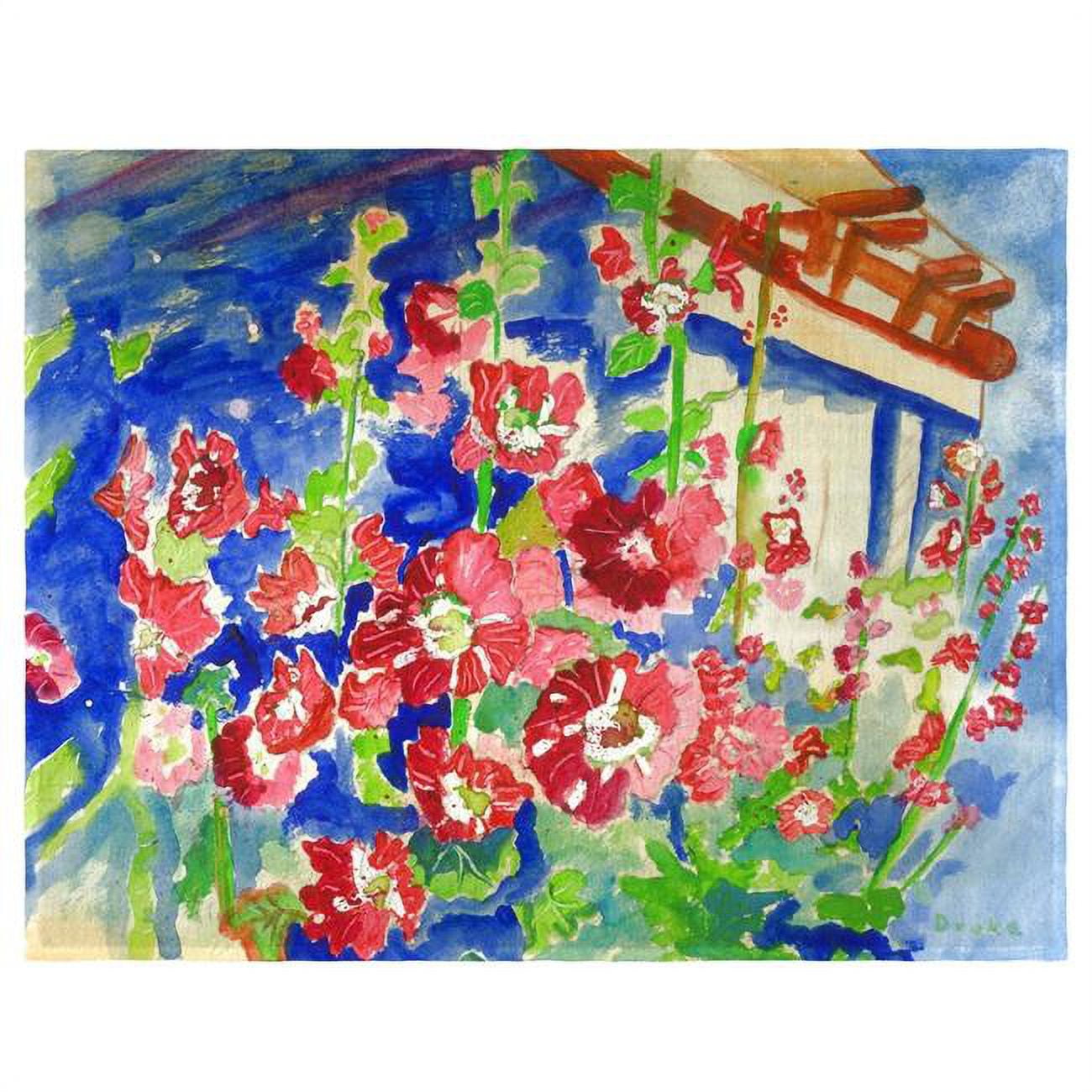 Hollyhock Place Mat - Set of 4