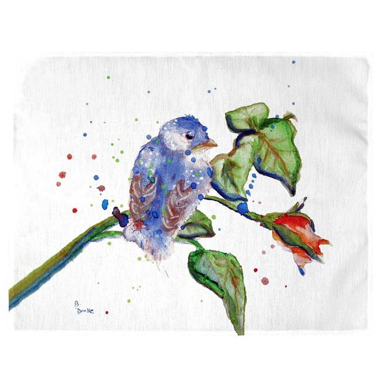 Betsys Blue Bird Place Mat - Set of 4