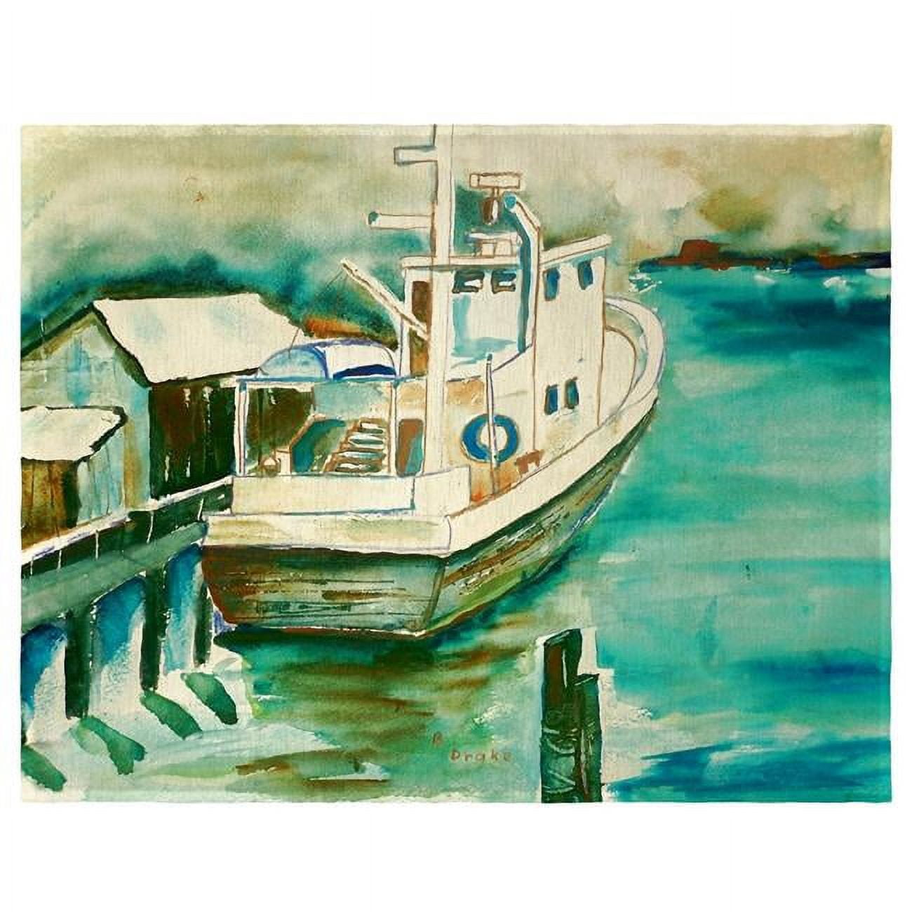 Picture of Betsy Drake PM932 Oyster Boat Place Mat - Set of 4