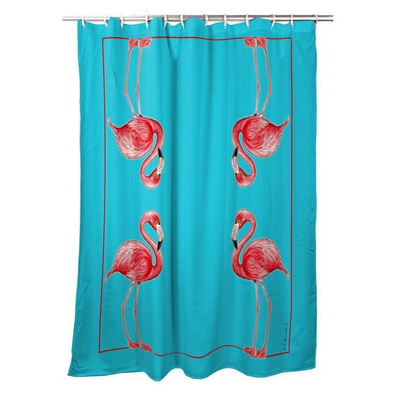 Picture of Betsy Drake SH084T Flamingos Shower Curtain