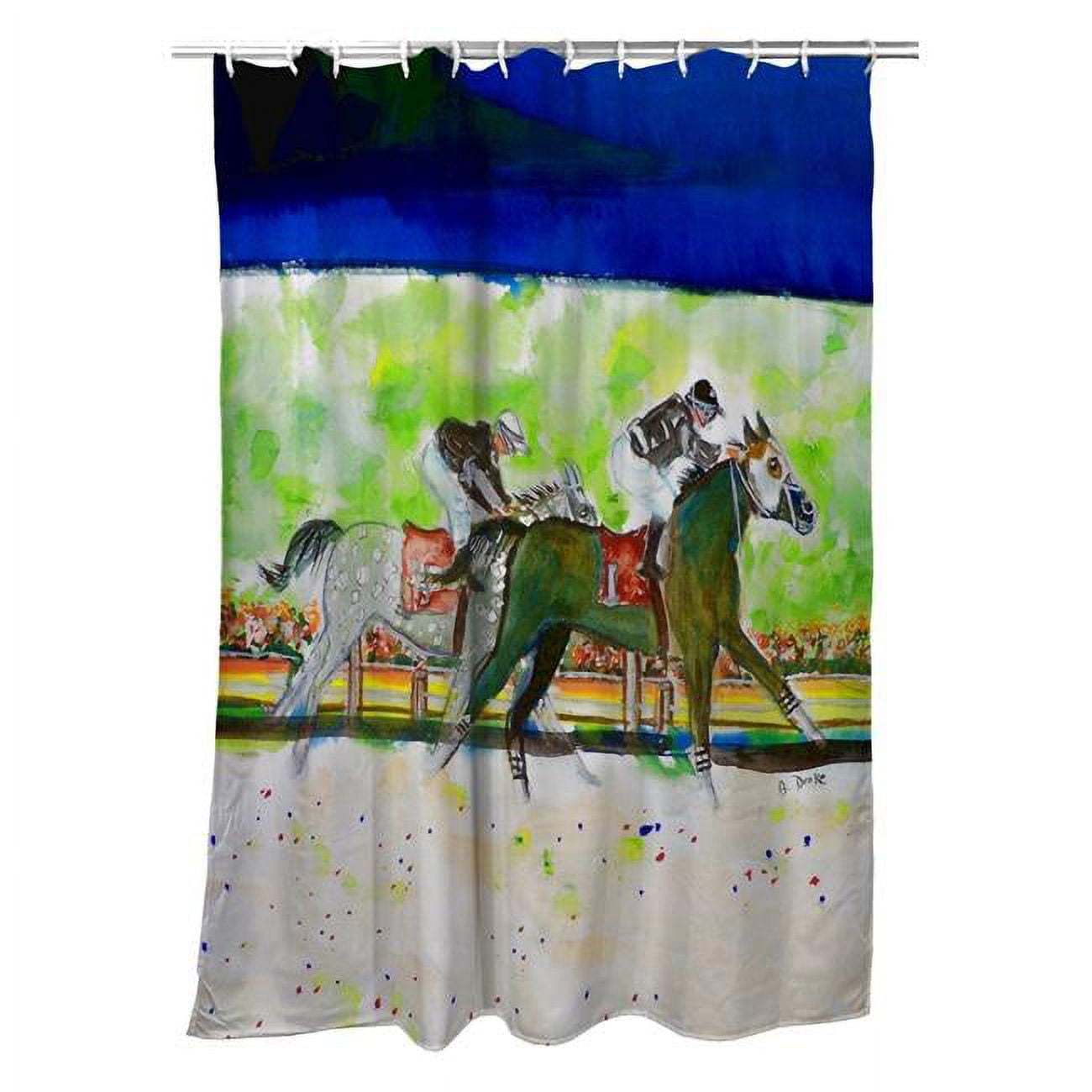SH142 Close Race Shower Curtain