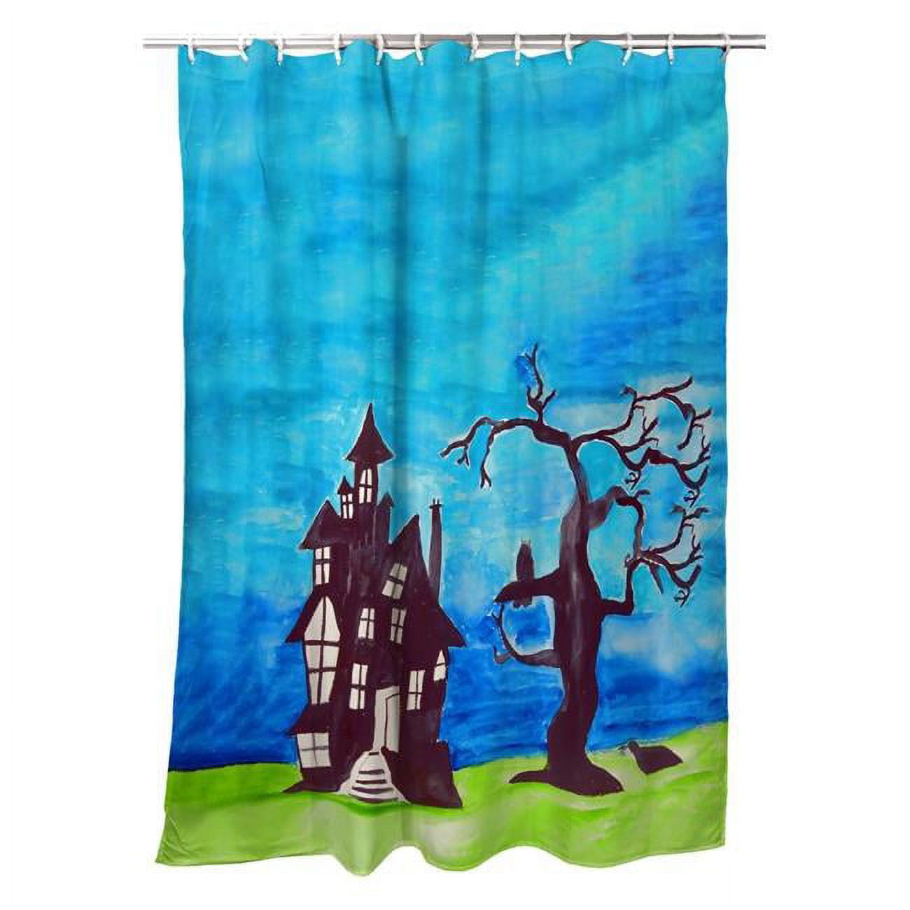 Picture of Betsy Drake SH1041 Haunted House Shower Curtain