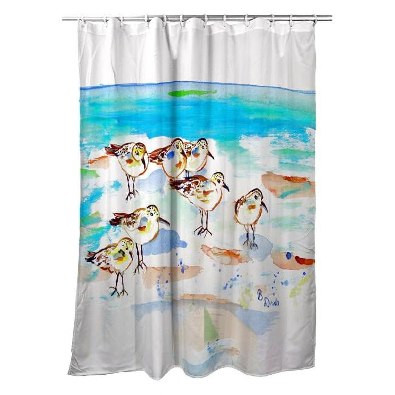Seven Sanderlings Shower Curtain