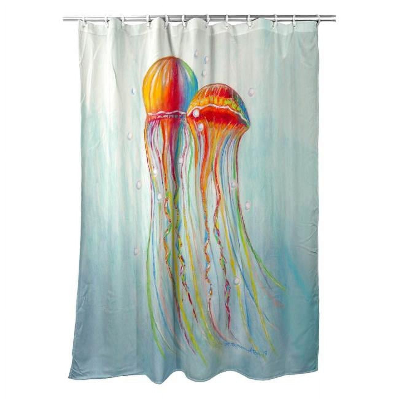 Colorful Jellyfish Shower Curtain
