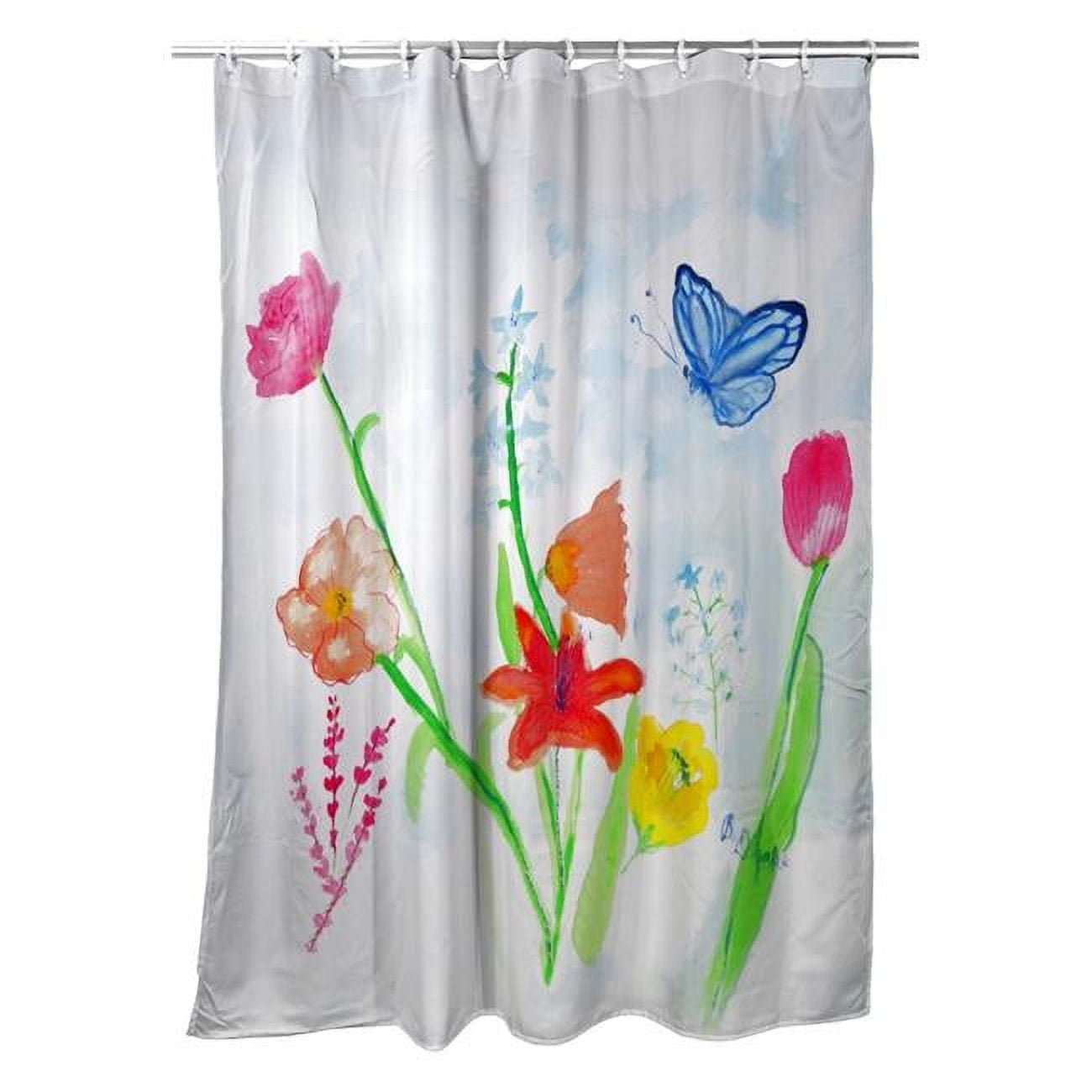 Pastel Garden Shower Curtain