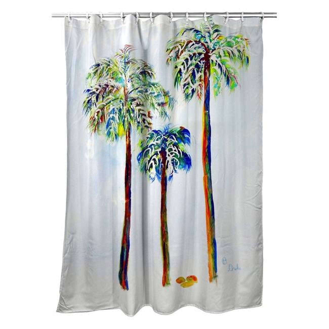 Picture of Betsy Drake SH1106 Three Palms Shower Curtain