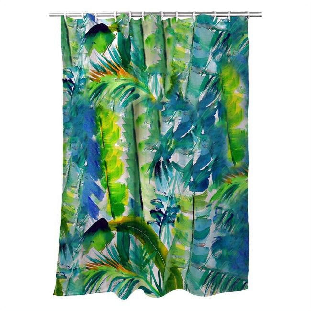 Jungle Greens Shower Curtain