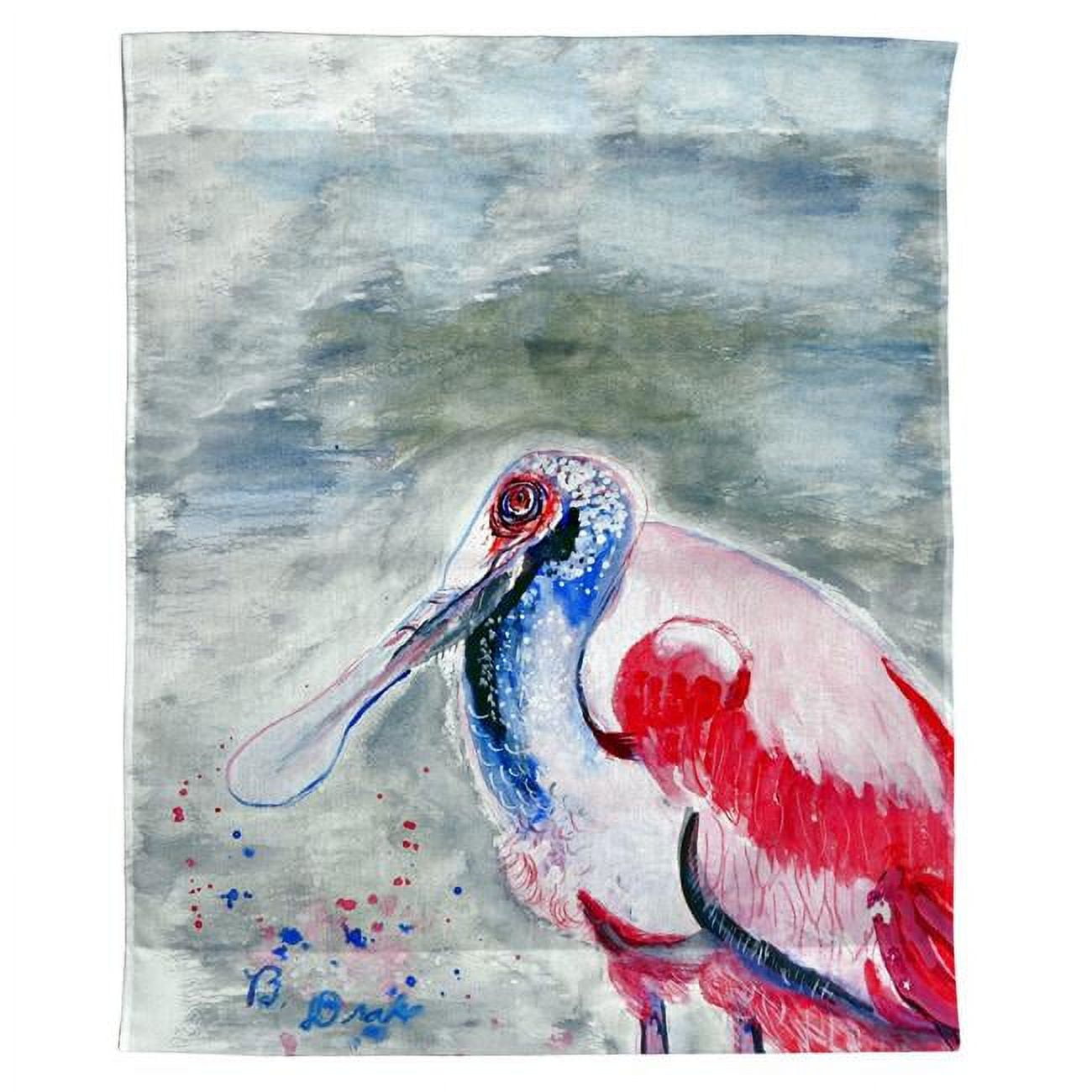 24 x 30 in. Amelia Spoonbill Outdoor Wall Hanging