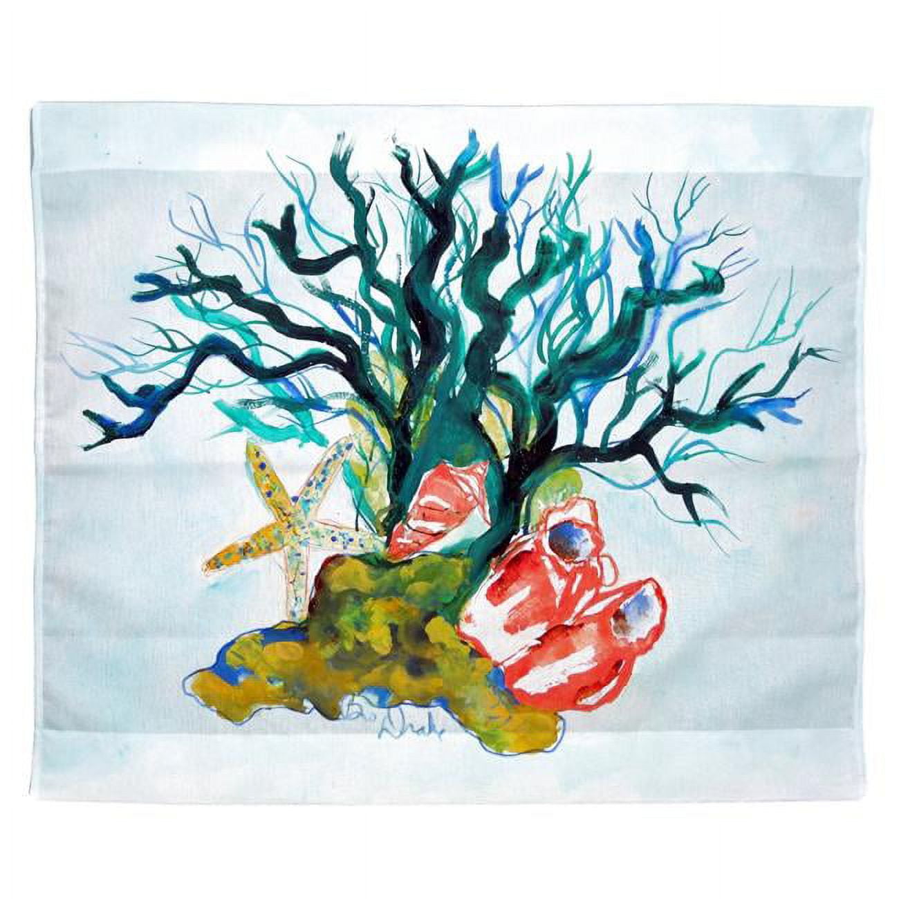 24 x 30 in. Starfish, Coral, Shells Outdoor Wall Hanging
