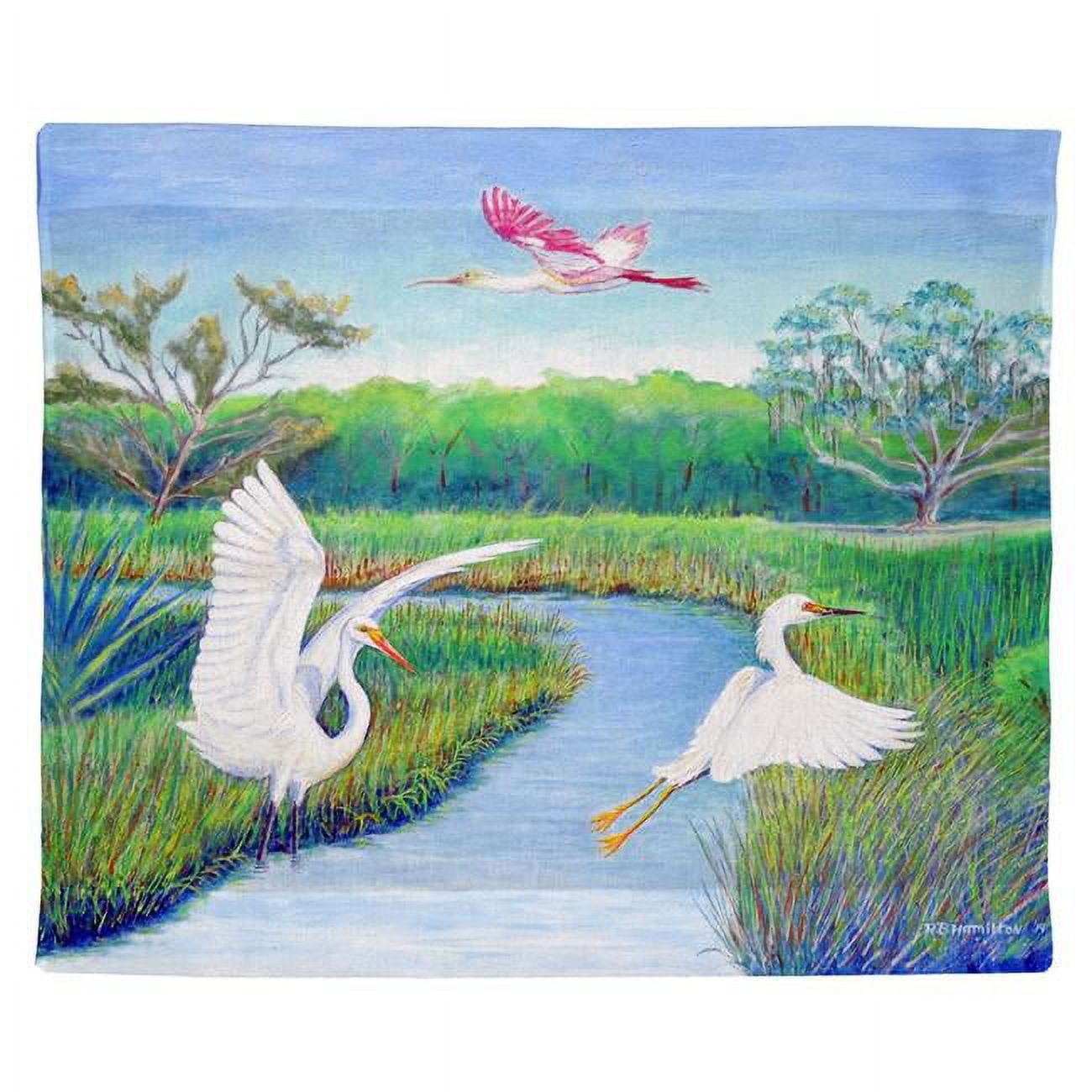 24 x 30 in. Marsh Wings Outdoor Wall Hanging