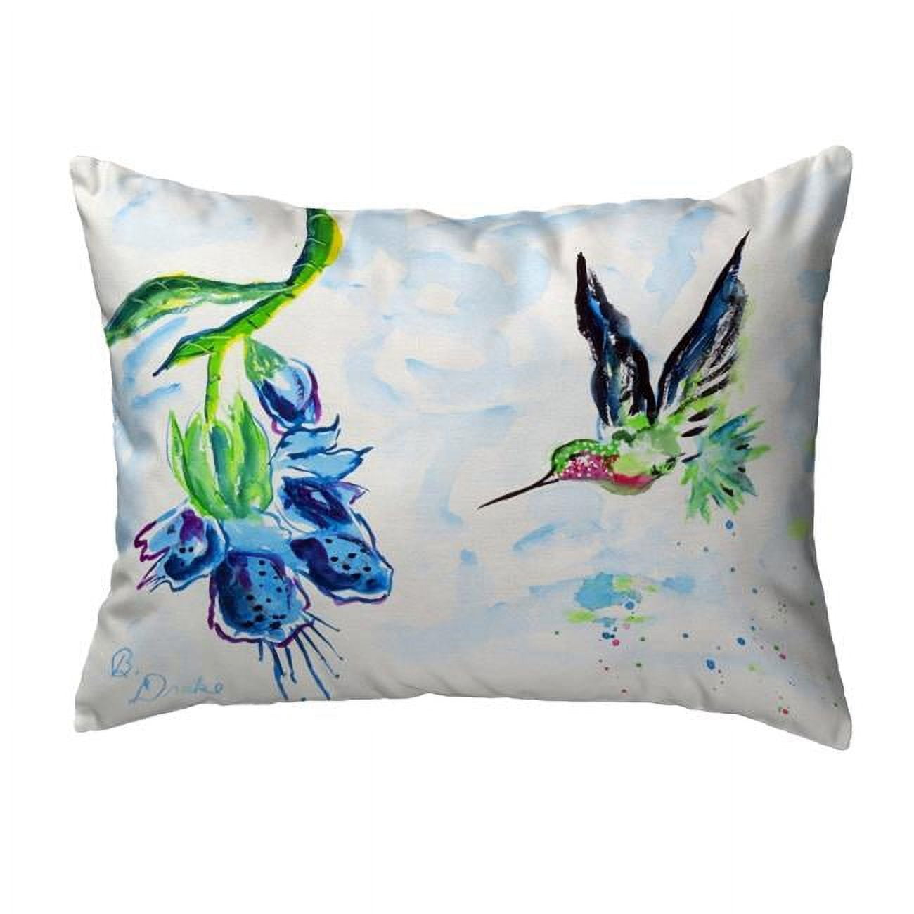 16 x 20 in. Hovering Hummingbird No Cord Pillow