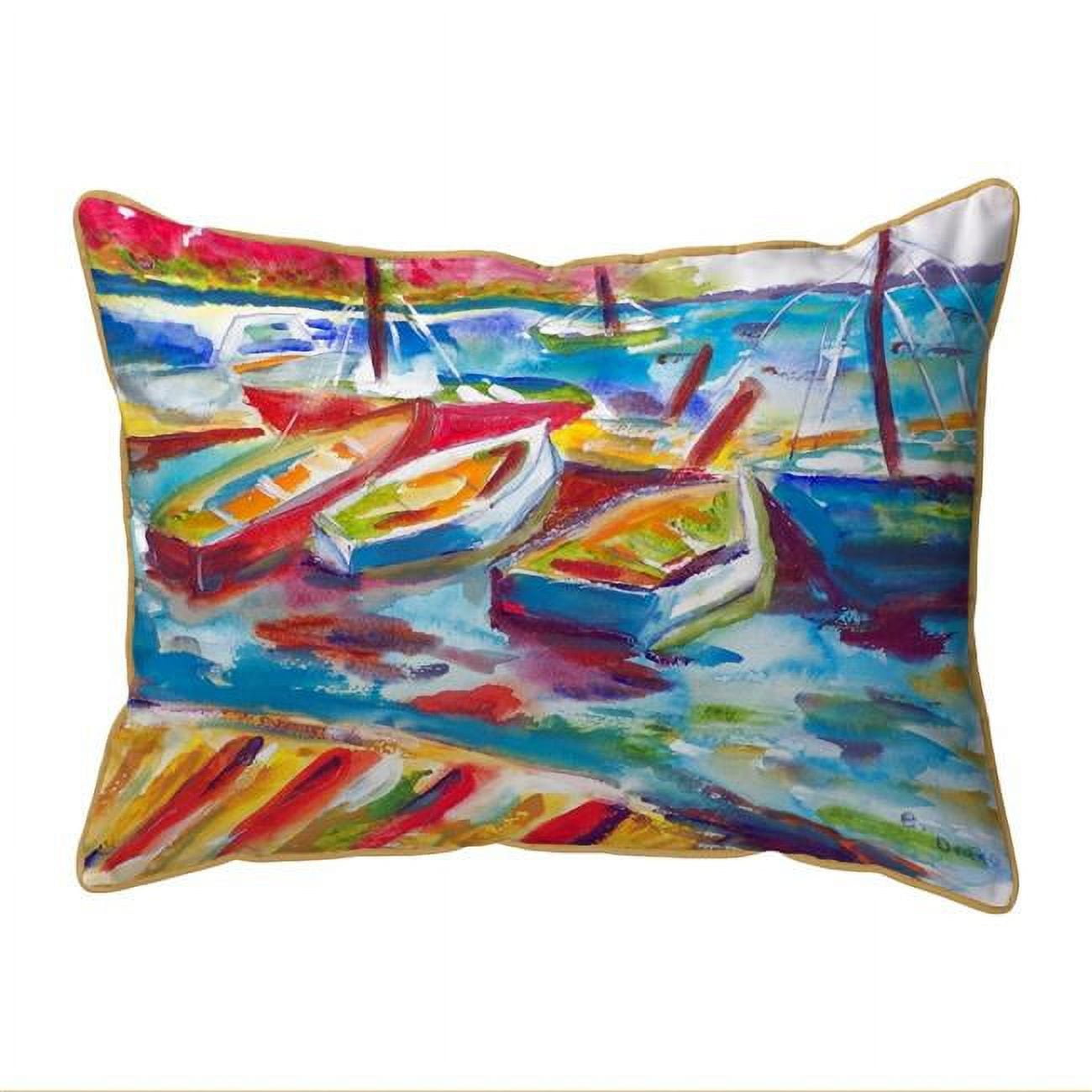 11 x 14 in. Betsys Marina II Small Indoor & Outdoor Pillow