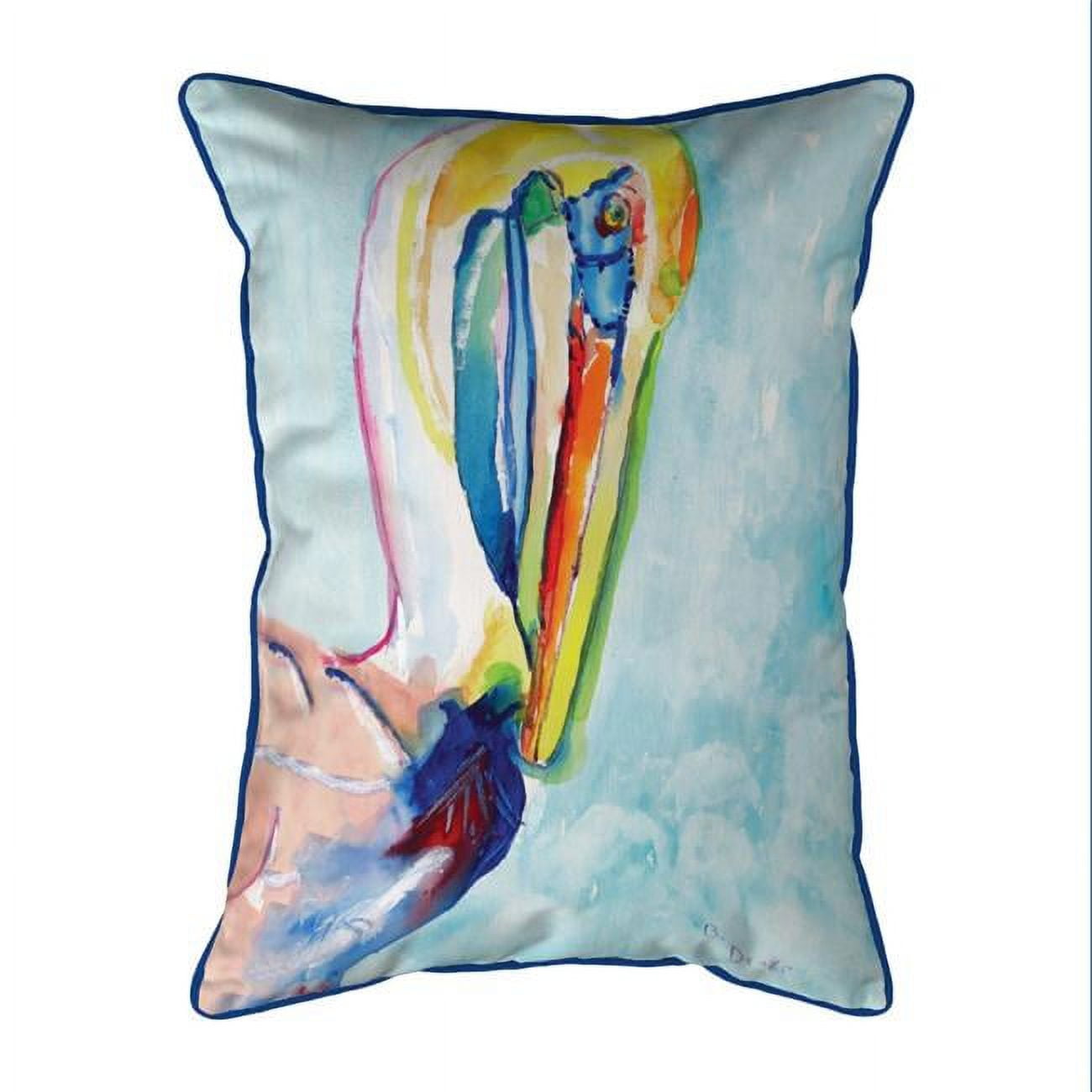 11 x 14 in. Pelican Head Small Indoor & Outdoor Pillow