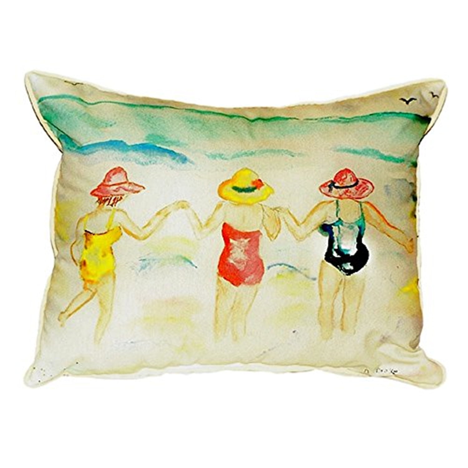 11 x 14 in. Ladies Wading Small Indoor & Outdoor Pillow