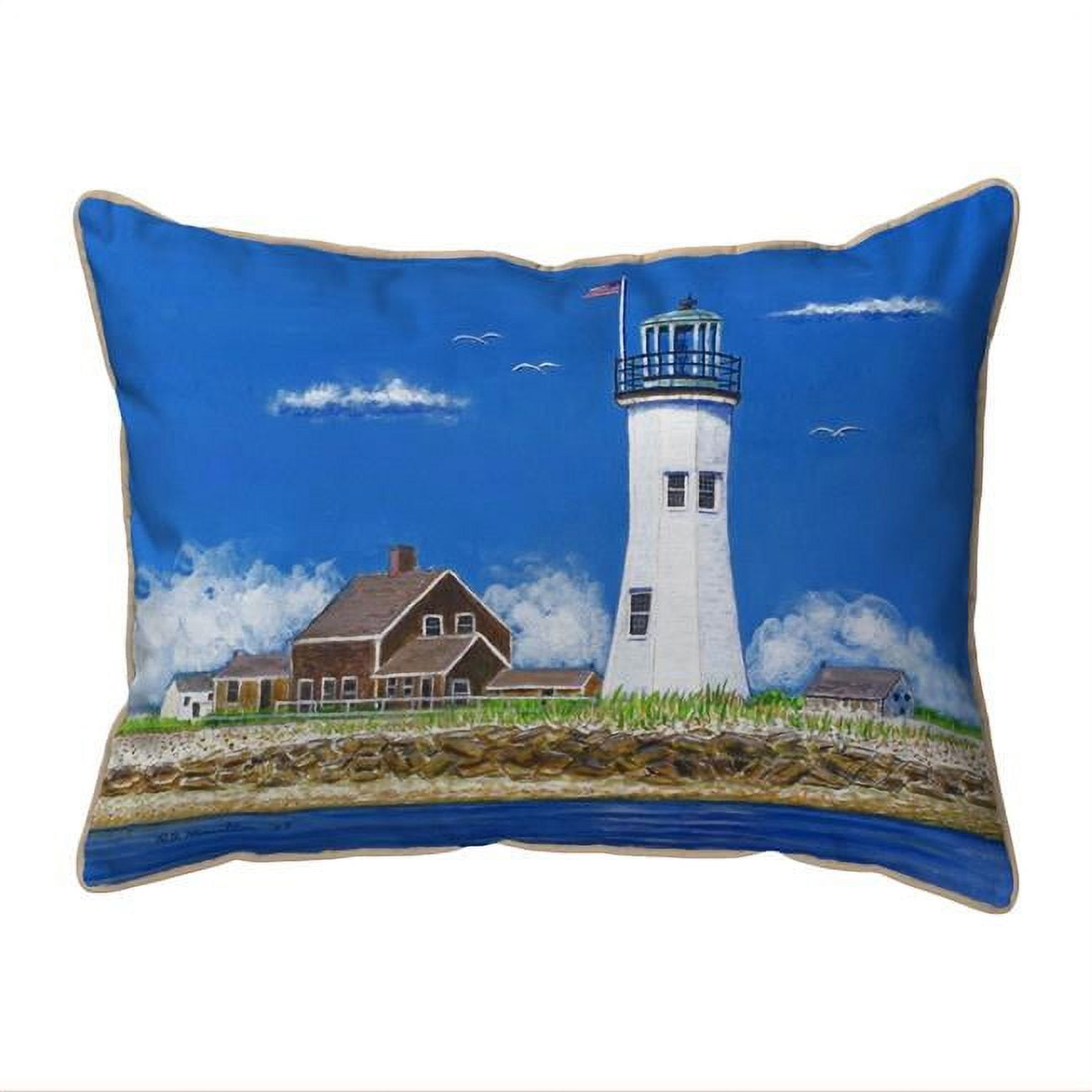 11 x 14 in. Scituate Ma Lighthouse Small Indoor & Outdoor Pillow