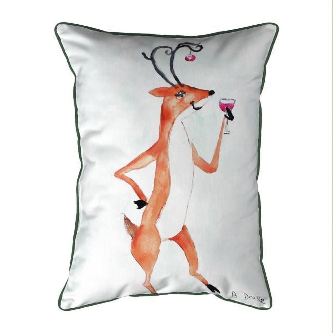 11 x 14 in. Deer Party Small Indoor & Outdoor Pillow