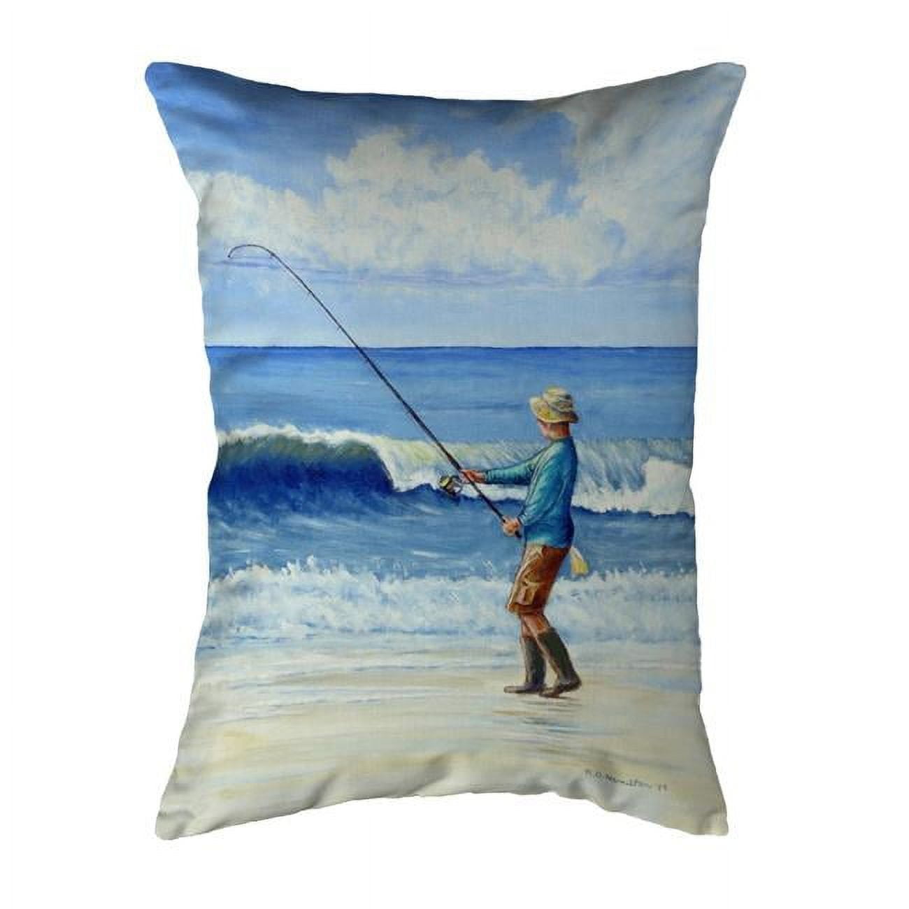 16 x 20 in. Surf Fishing No Cord Pillow